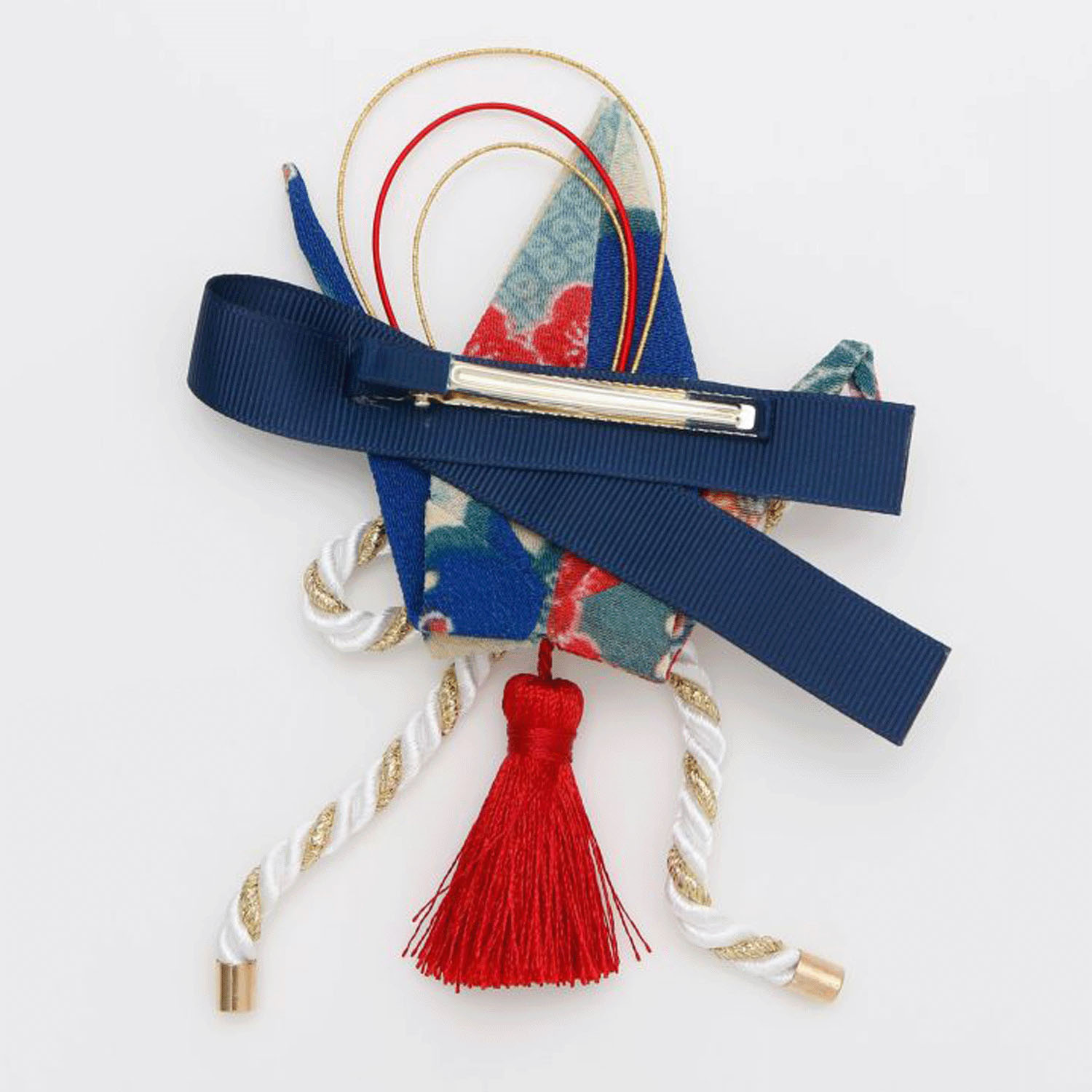 折鶴祝いヘアクリップ - 画像3