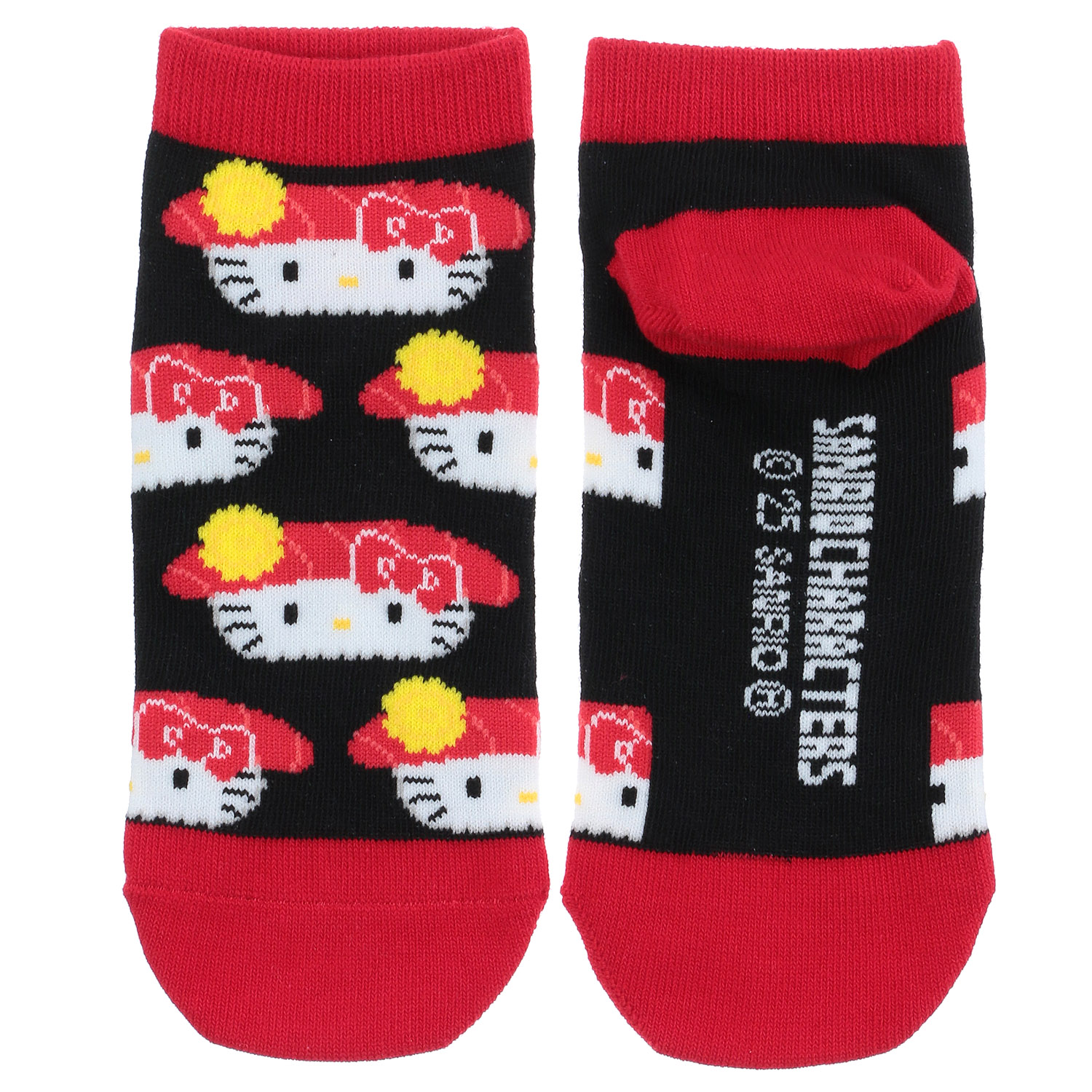 ハローキティ フロントスニーカーイン丈ソックス - 画像2