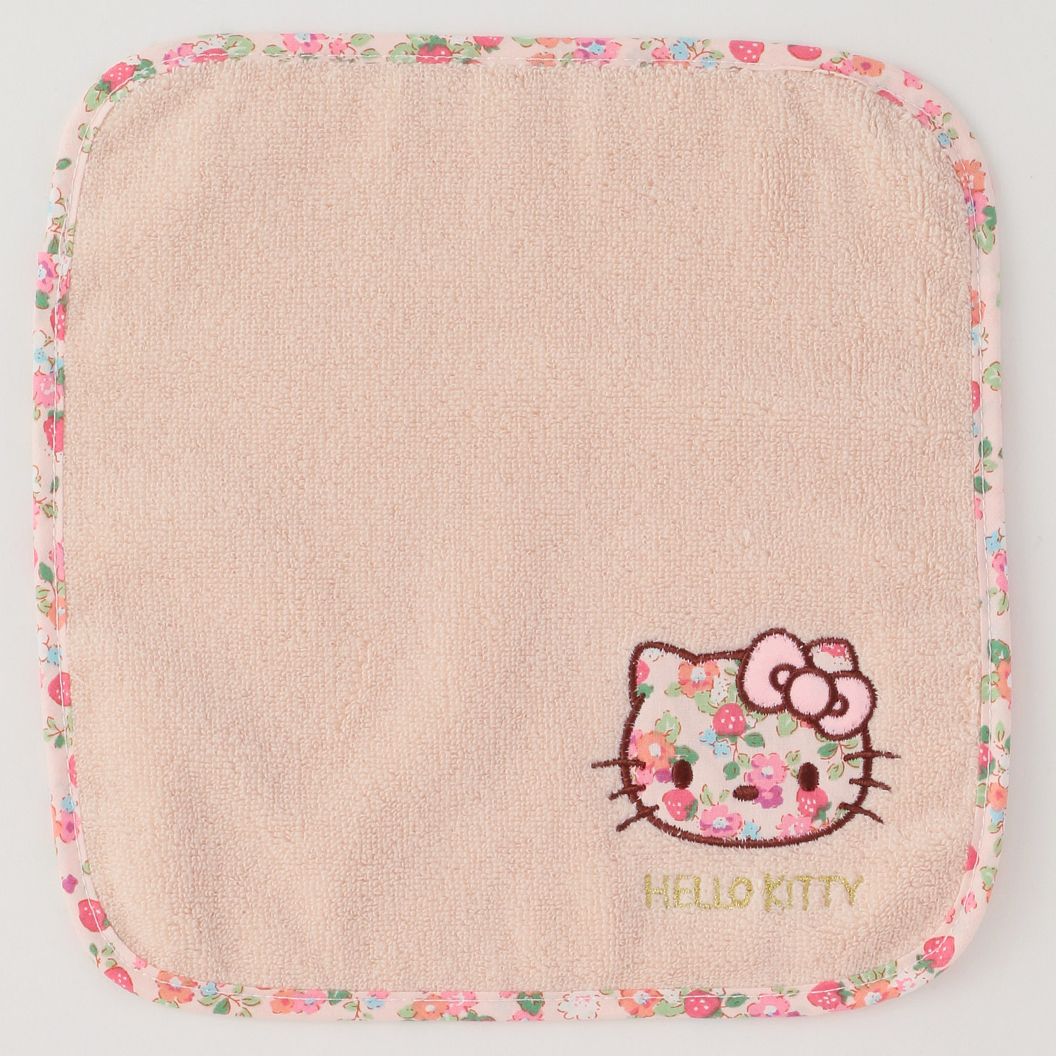 サンリオ ハローキティ タオルハンカチ ピンク - 画像1
