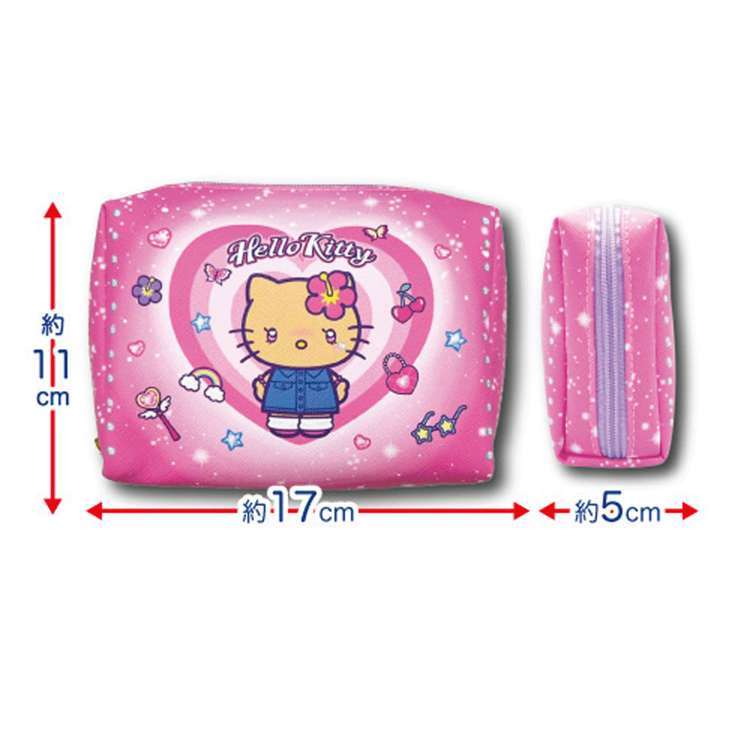 サンリオ コスメポーチ  ギャル3 ハローキティ - 画像6