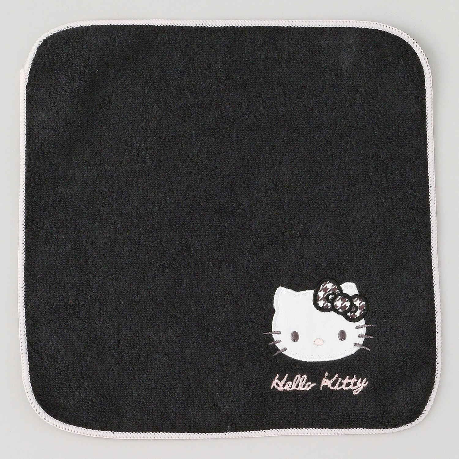 サンリオ ハローキティ タオルハンカチ ブラック - 画像2