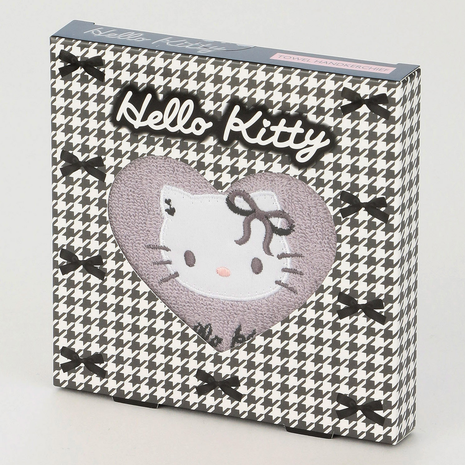 サンリオ ハローキティ タオルハンカチ グレー