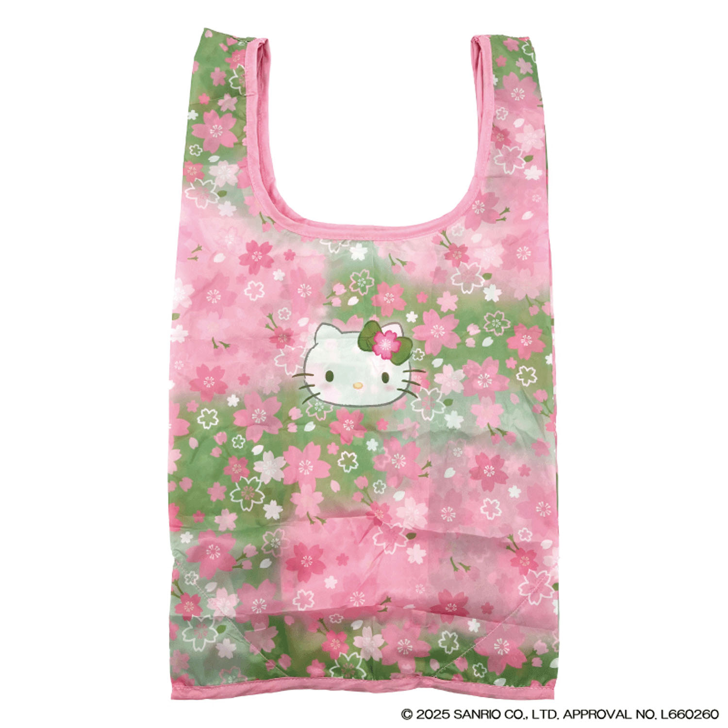 ハローキティ ぬいぐるみエコバッグ 抹茶着物 - 画像3