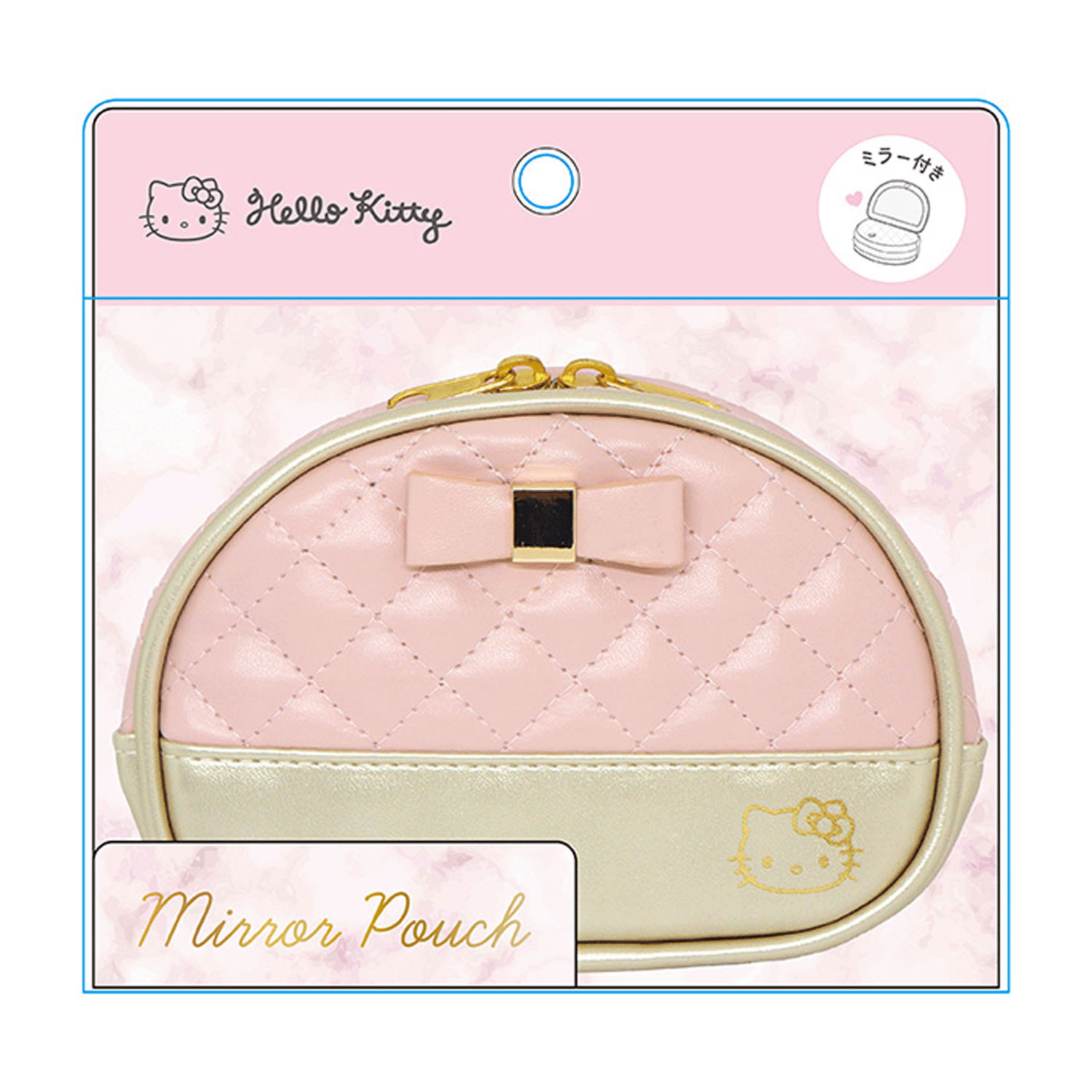 キルティングミラーポーチ ハローキティ - 画像4