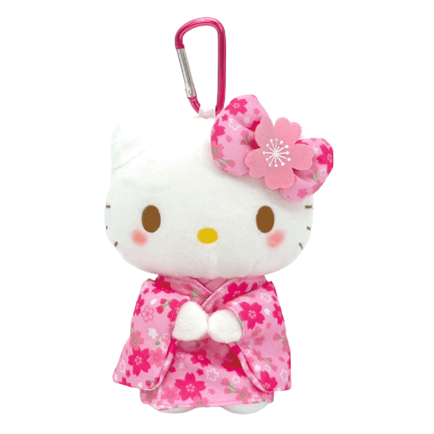 ハローキティ ぬいぐるみエコバッグ 桜着物 - 画像3