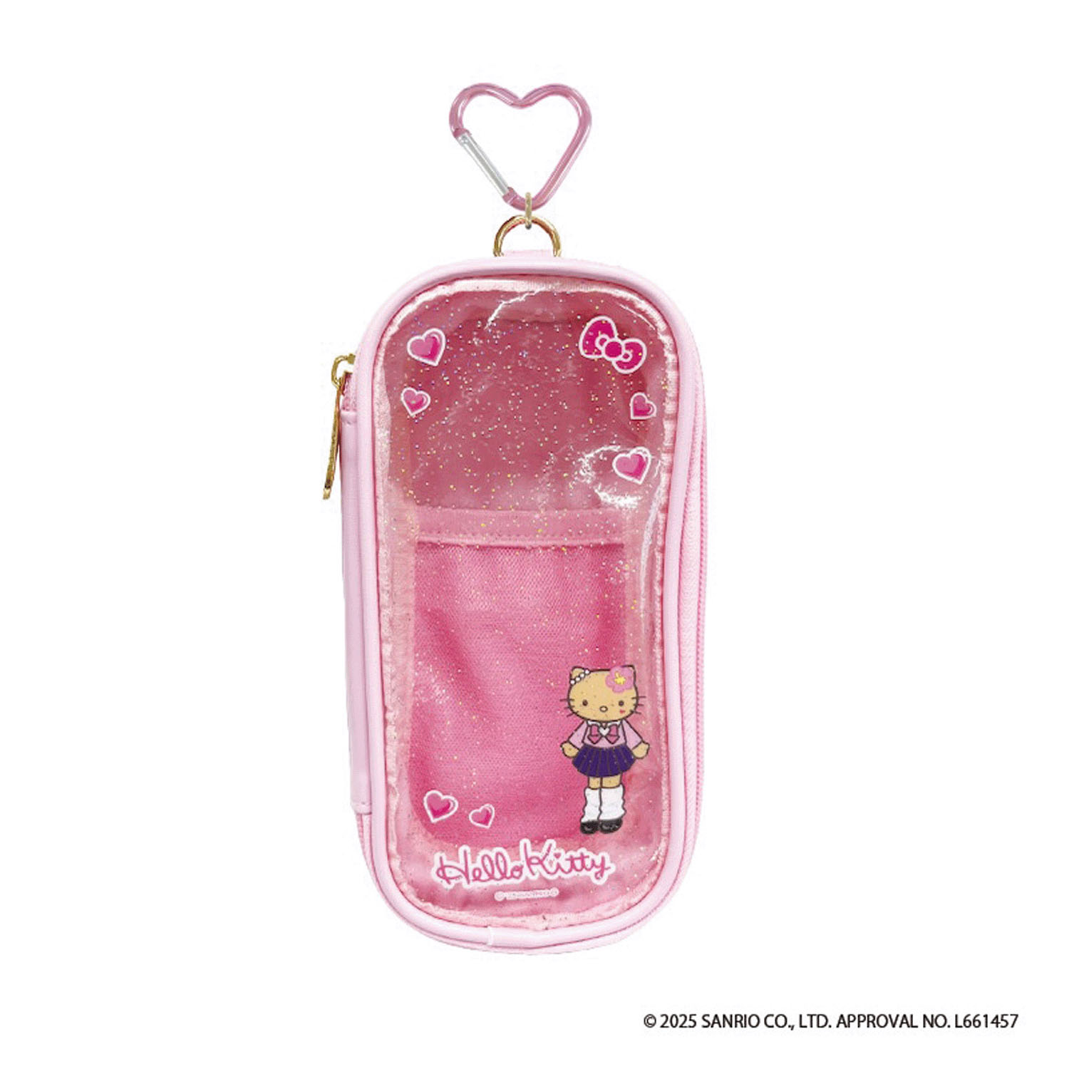 ハローキティ コスメポーチ（ピンク）