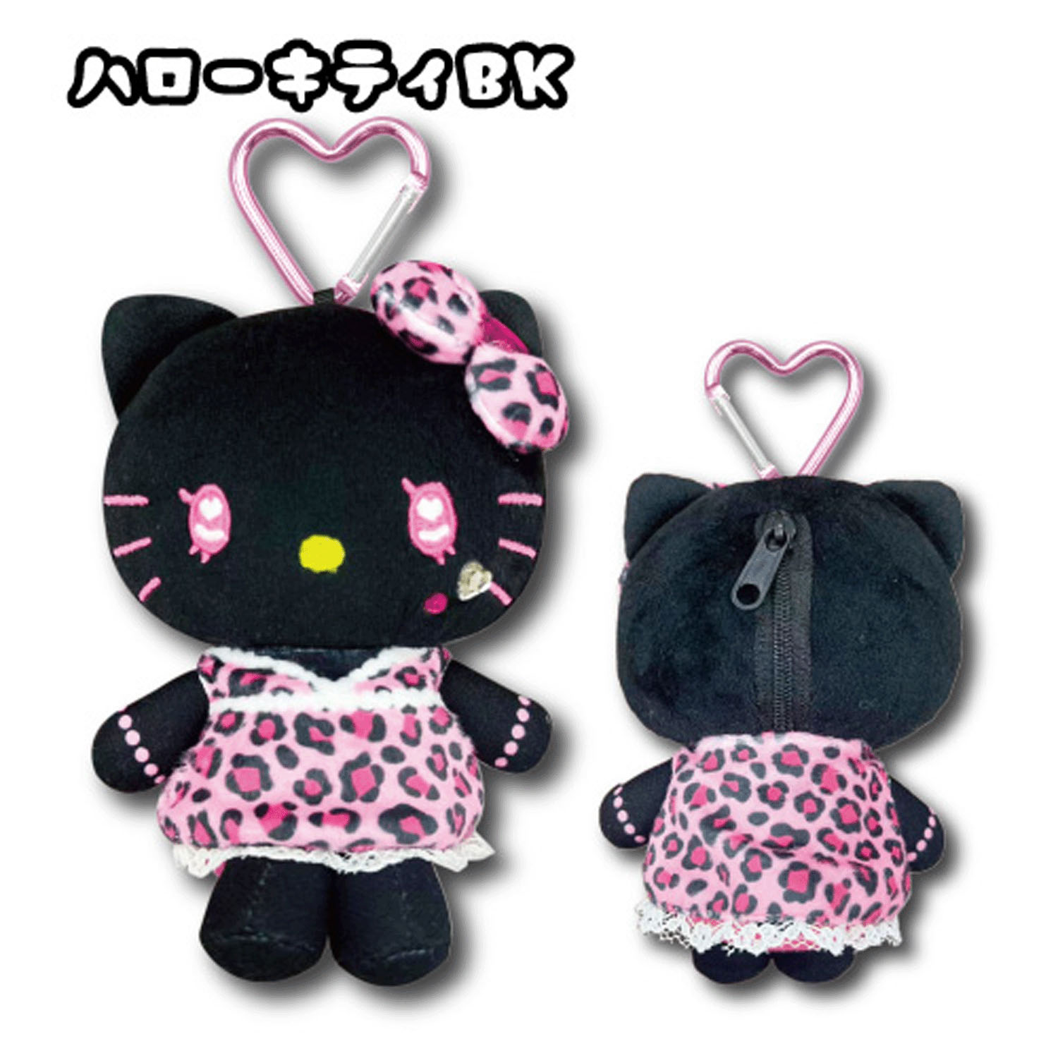 サンリオ  マスコットポーチ ギャル3 ハローキティ BK