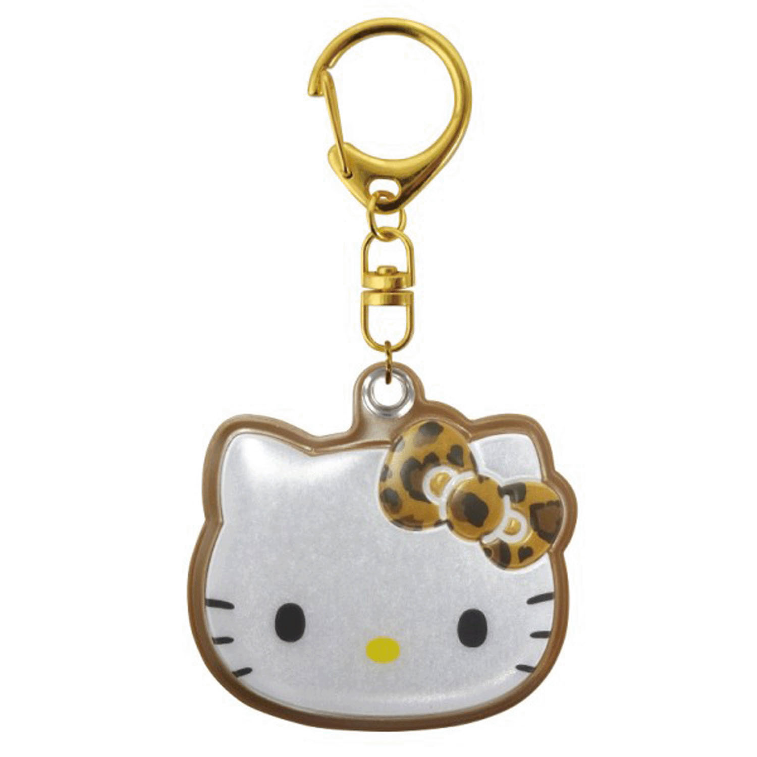 サンリオキャラクターズ リフレクターキーホルダー ハローキティ ヒョウ柄 - 画像1