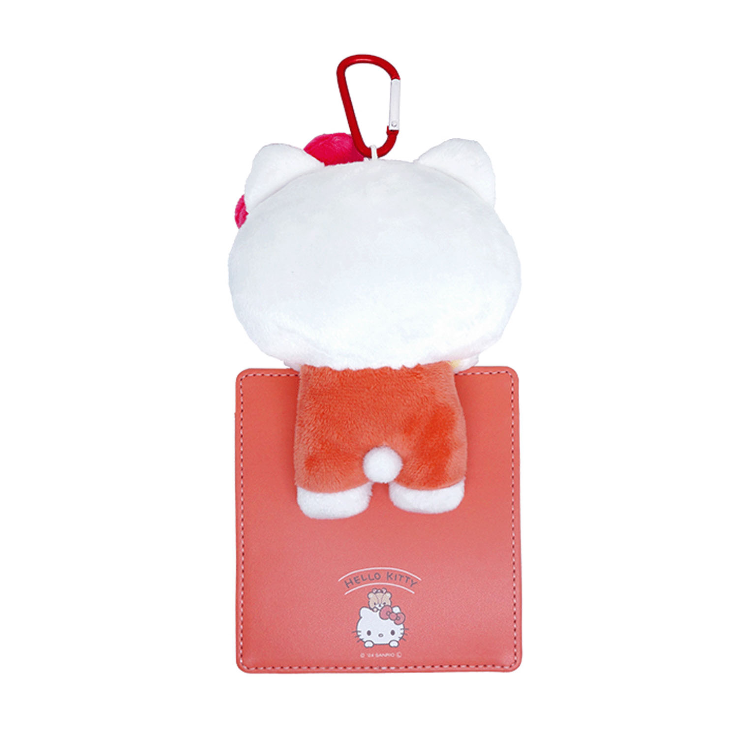 ハローキティ  ぬいぐるみパスケース スクエア - 画像2