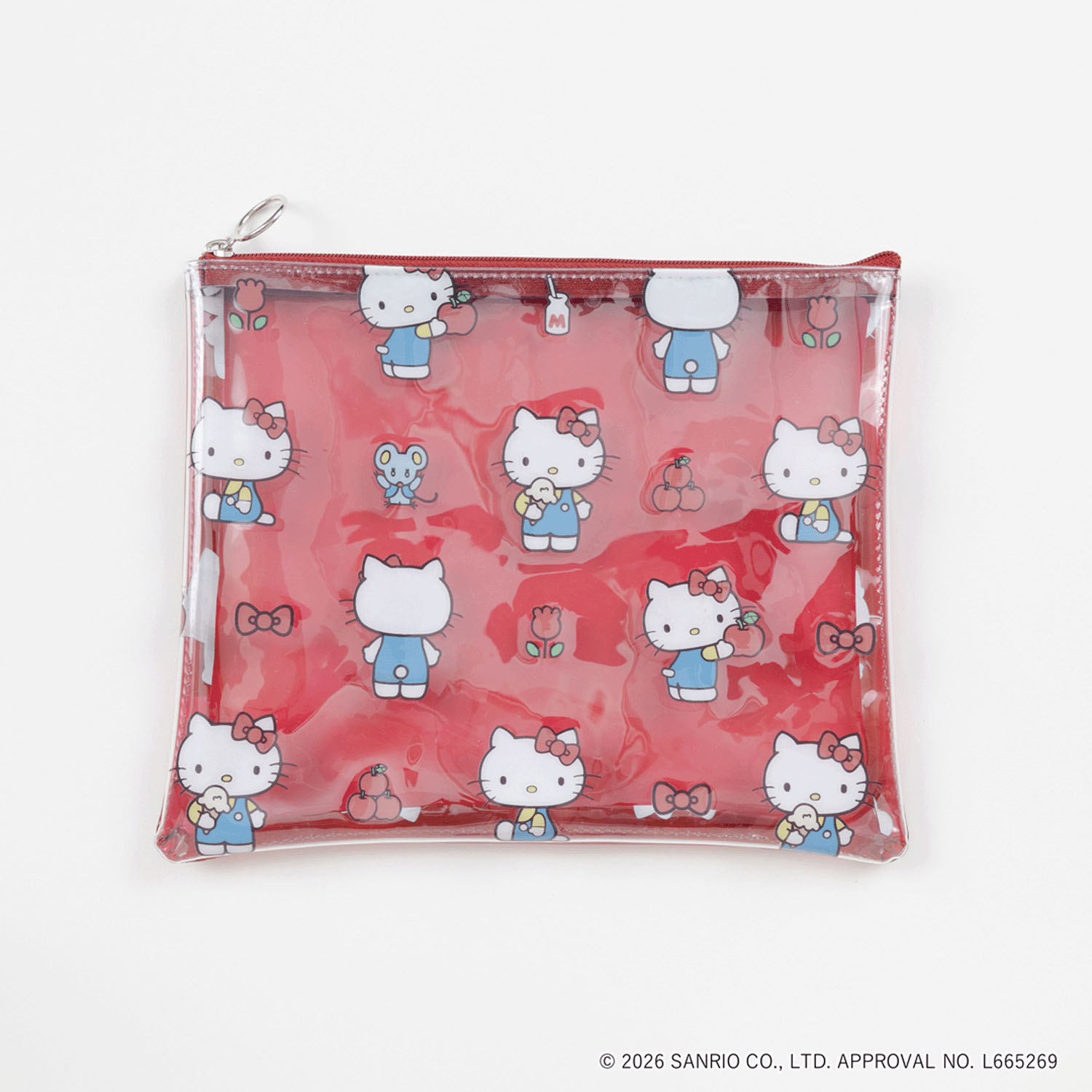 SANRIO CHARACTERS BASIC PVCポーチ ハローキティ - 画像1