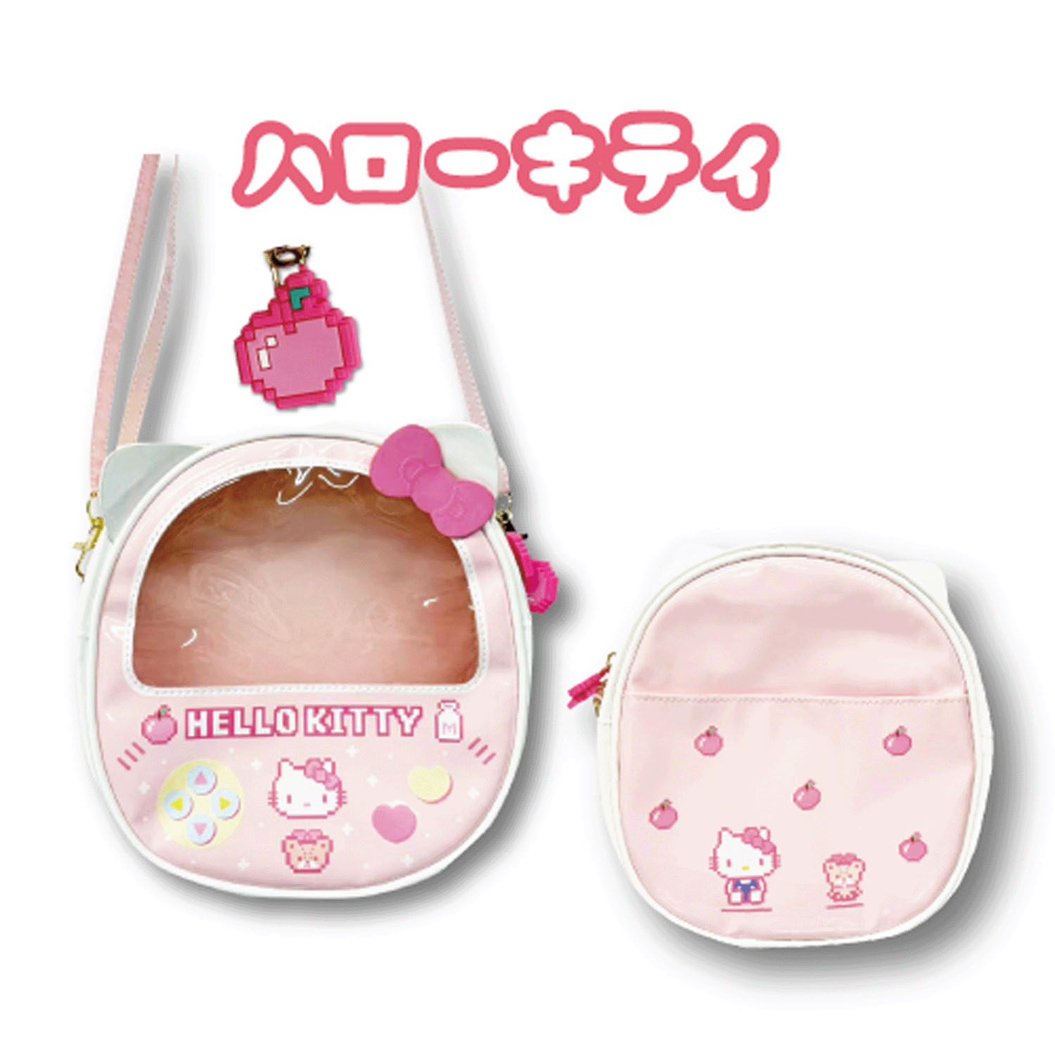 ハローキティ クリア窓付きショルダーバッグ サブカル