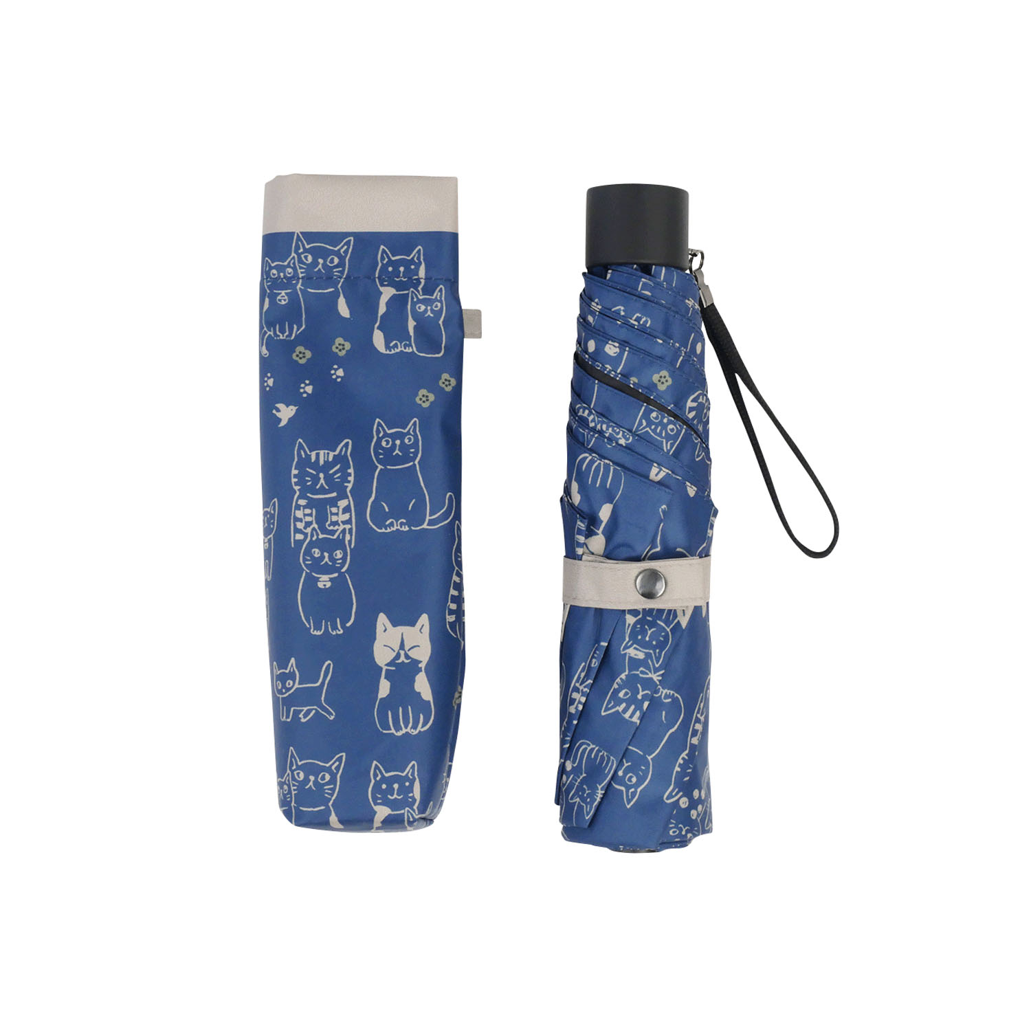 晴雨兼用折りたたみ傘 なかよし - 画像3