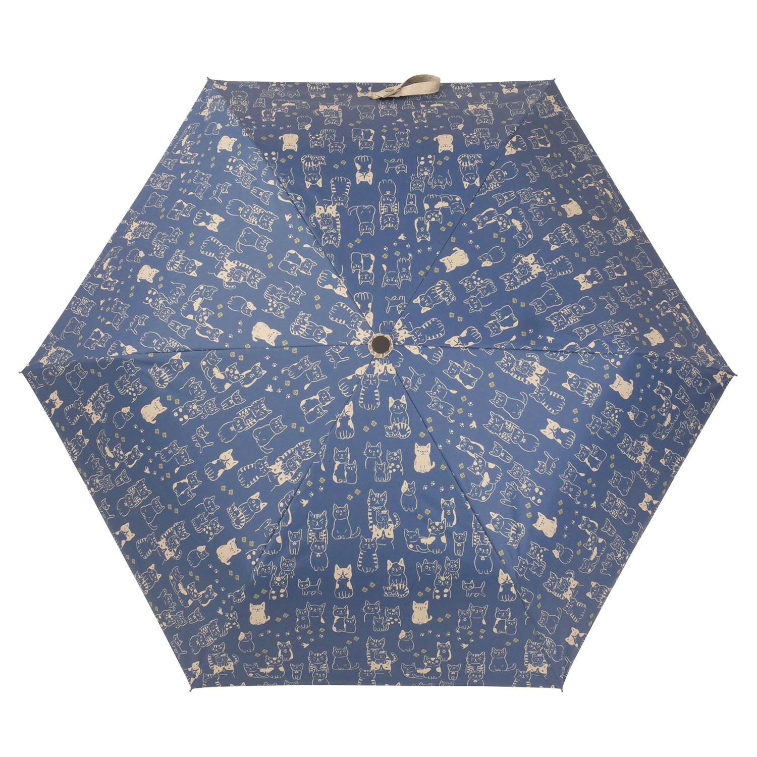 晴雨兼用折りたたみ傘 なかよし - 画像1