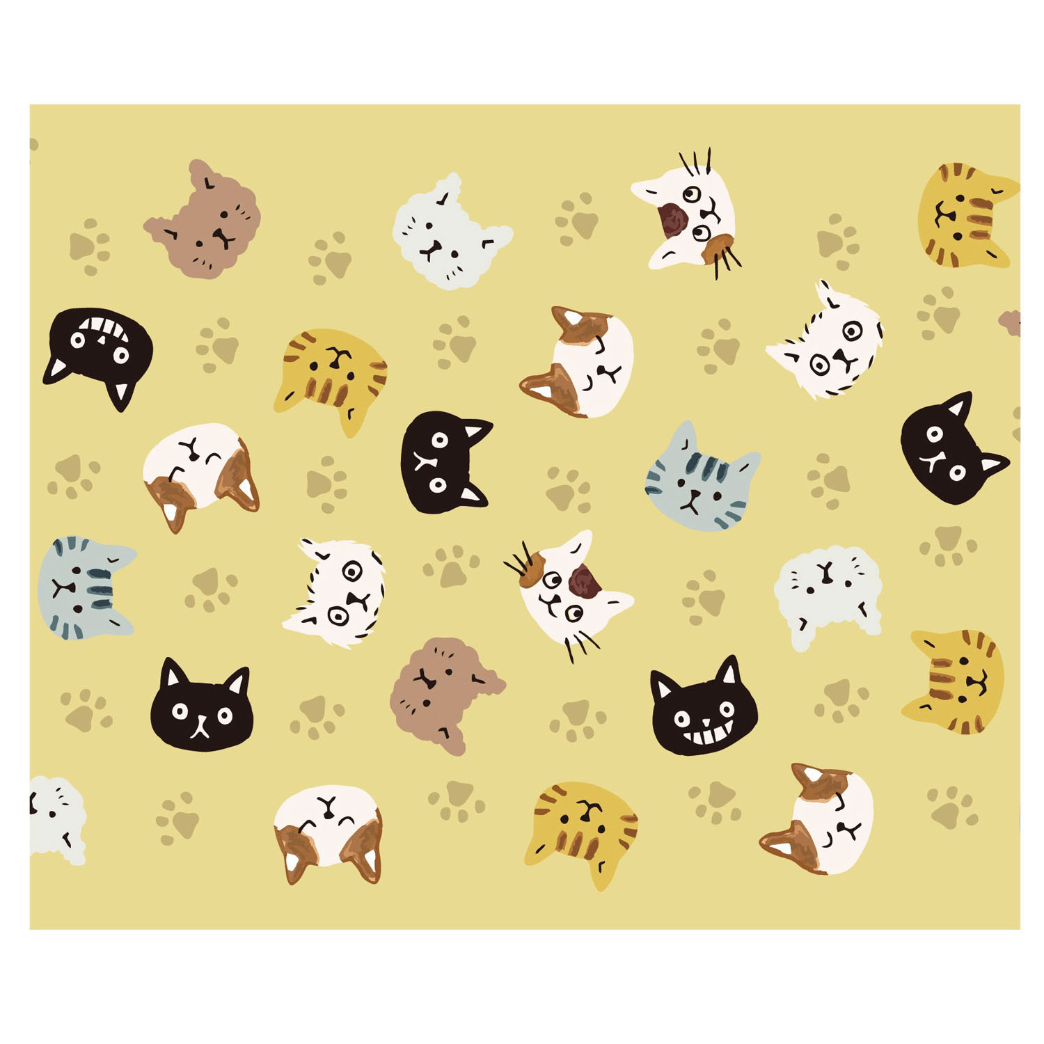 眼鏡ケース  ねこ・顔 - 画像3