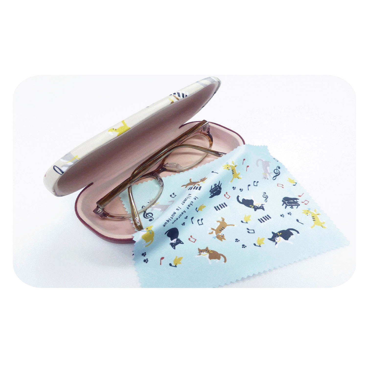 眼鏡ケース  ねこ・顔 - 画像4