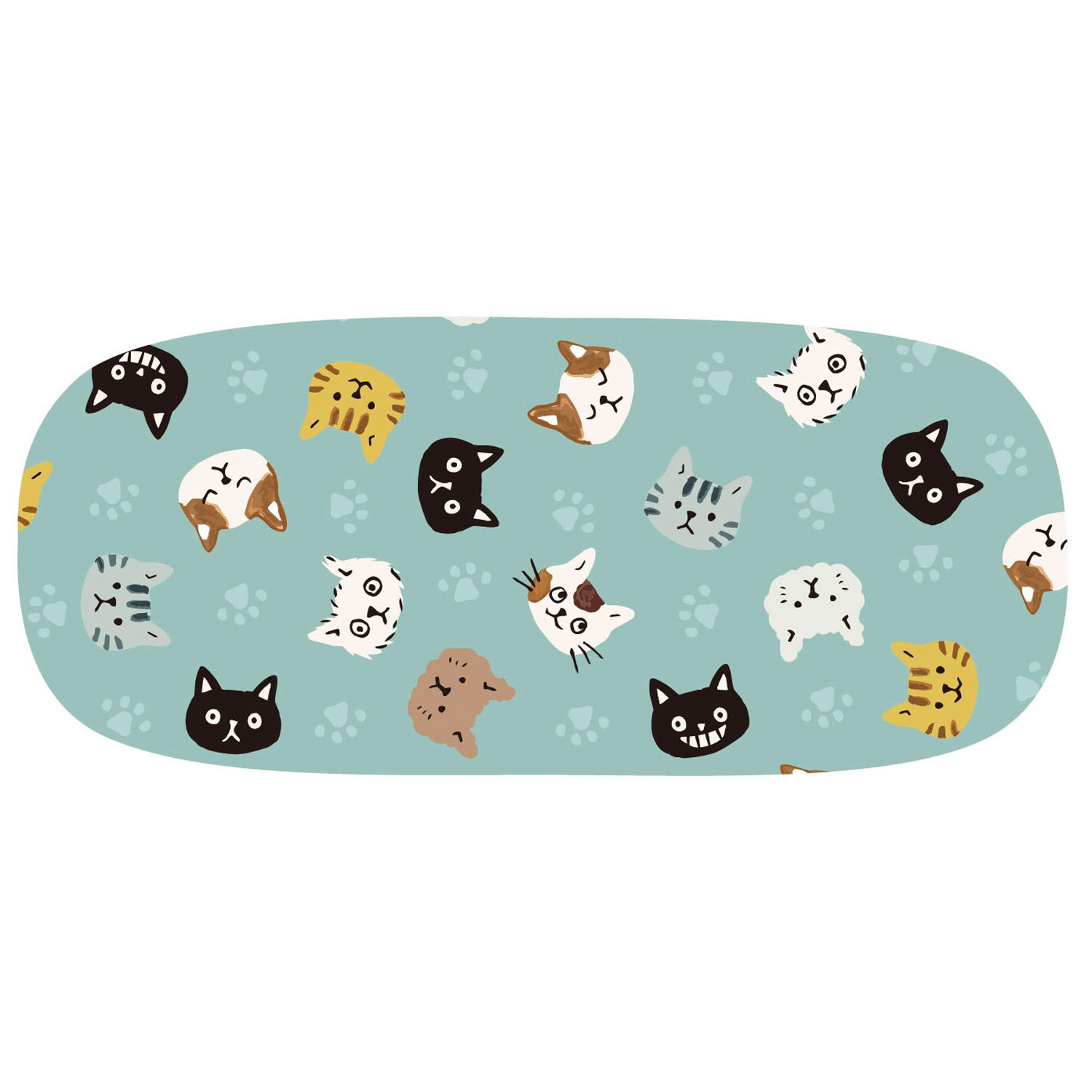 眼鏡ケース  ねこ・顔 - 画像1