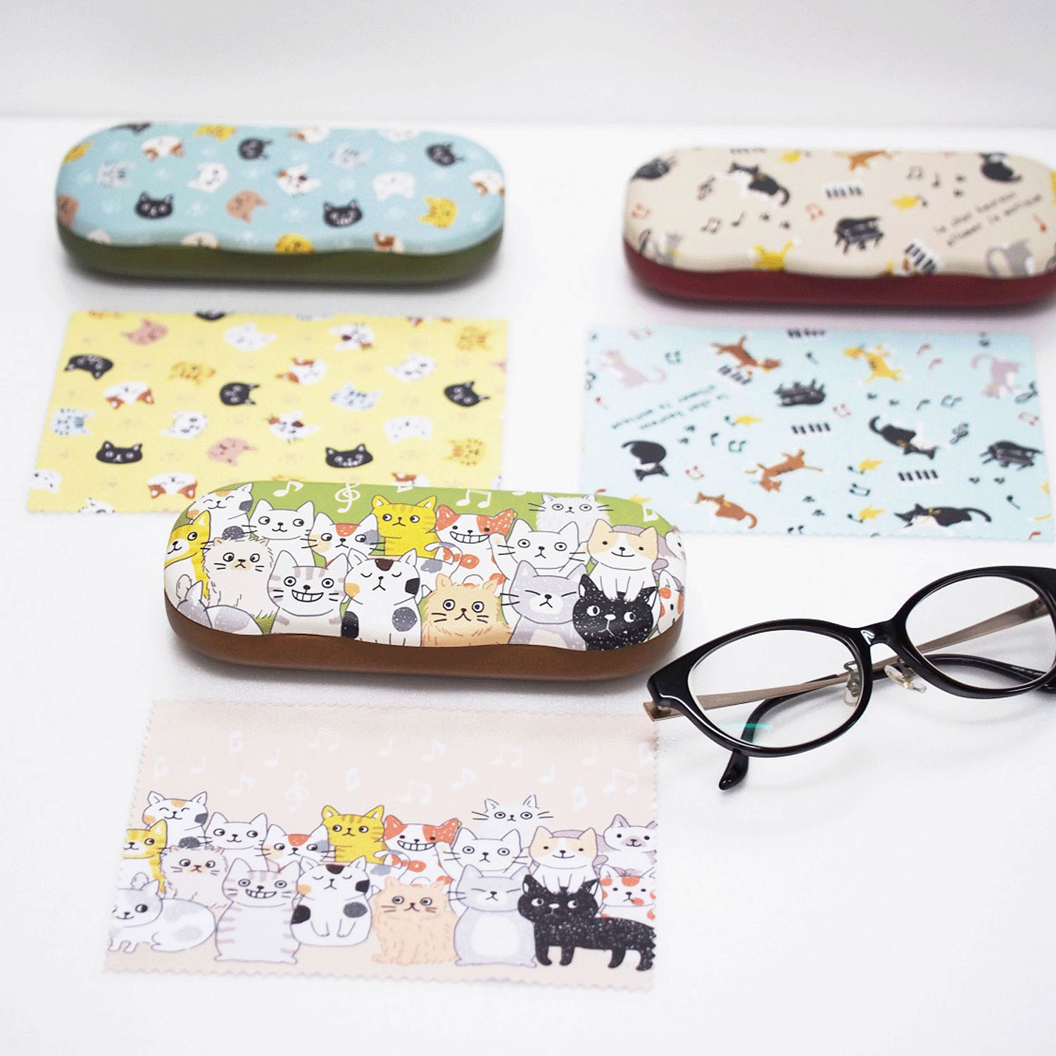 眼鏡ケース ねこ全身 - 画像4