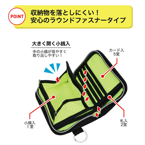 PUMA ラウンドファスナーウォレット - 画像3