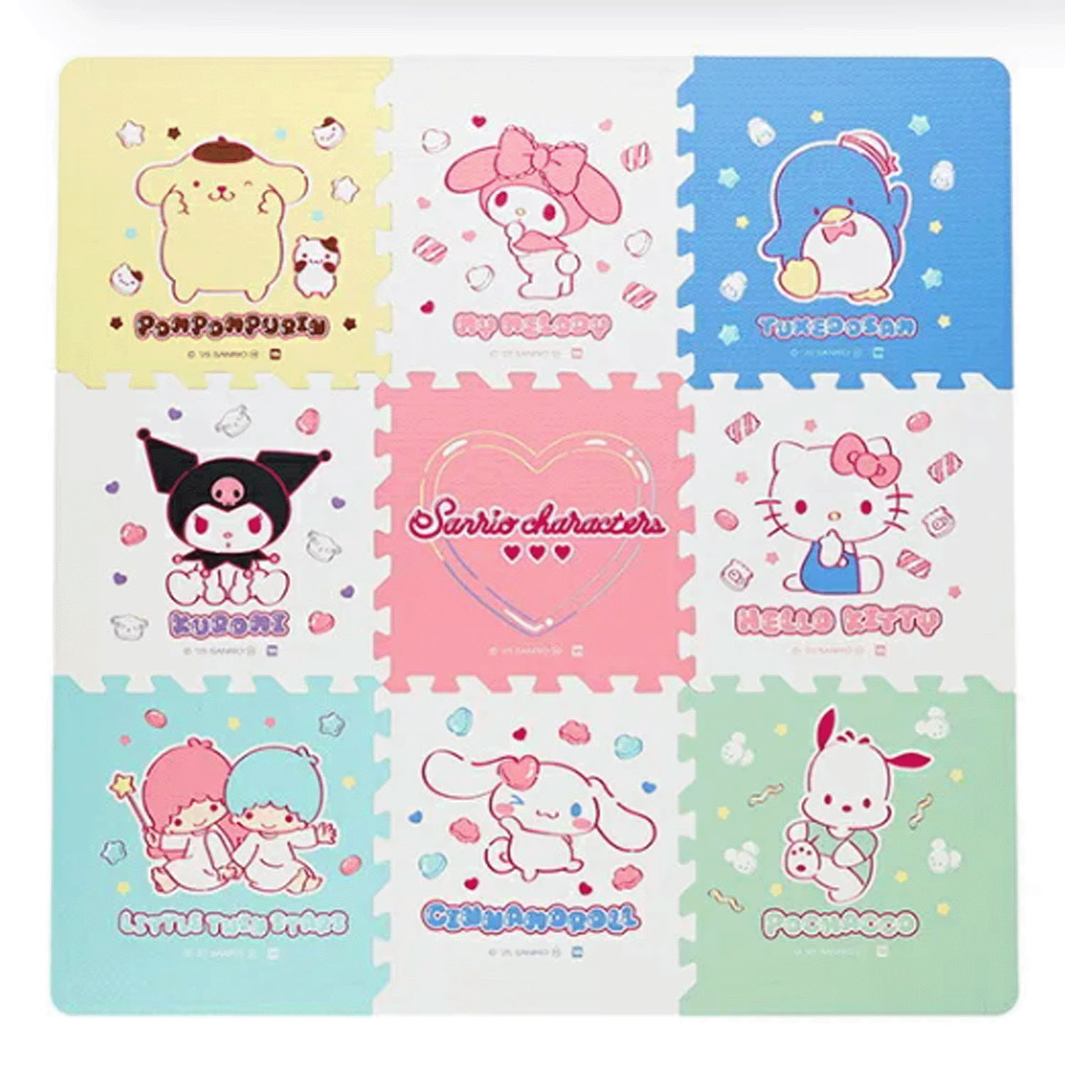 サンリオキャラクターズ パズルマット ソフトフレンズ - 画像1