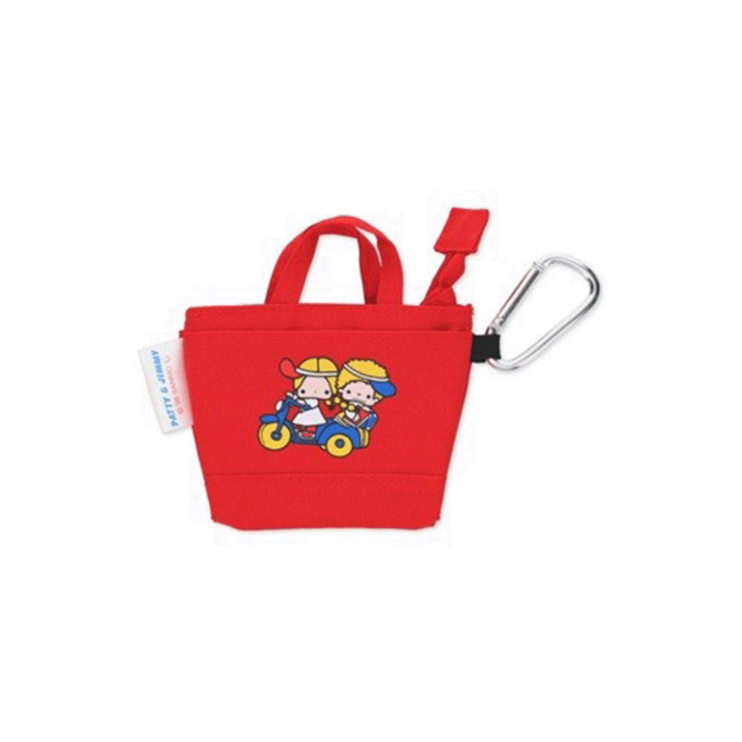 サンリオ パティ＆ジミー ミニトートキーケ―ス レッド - 画像1