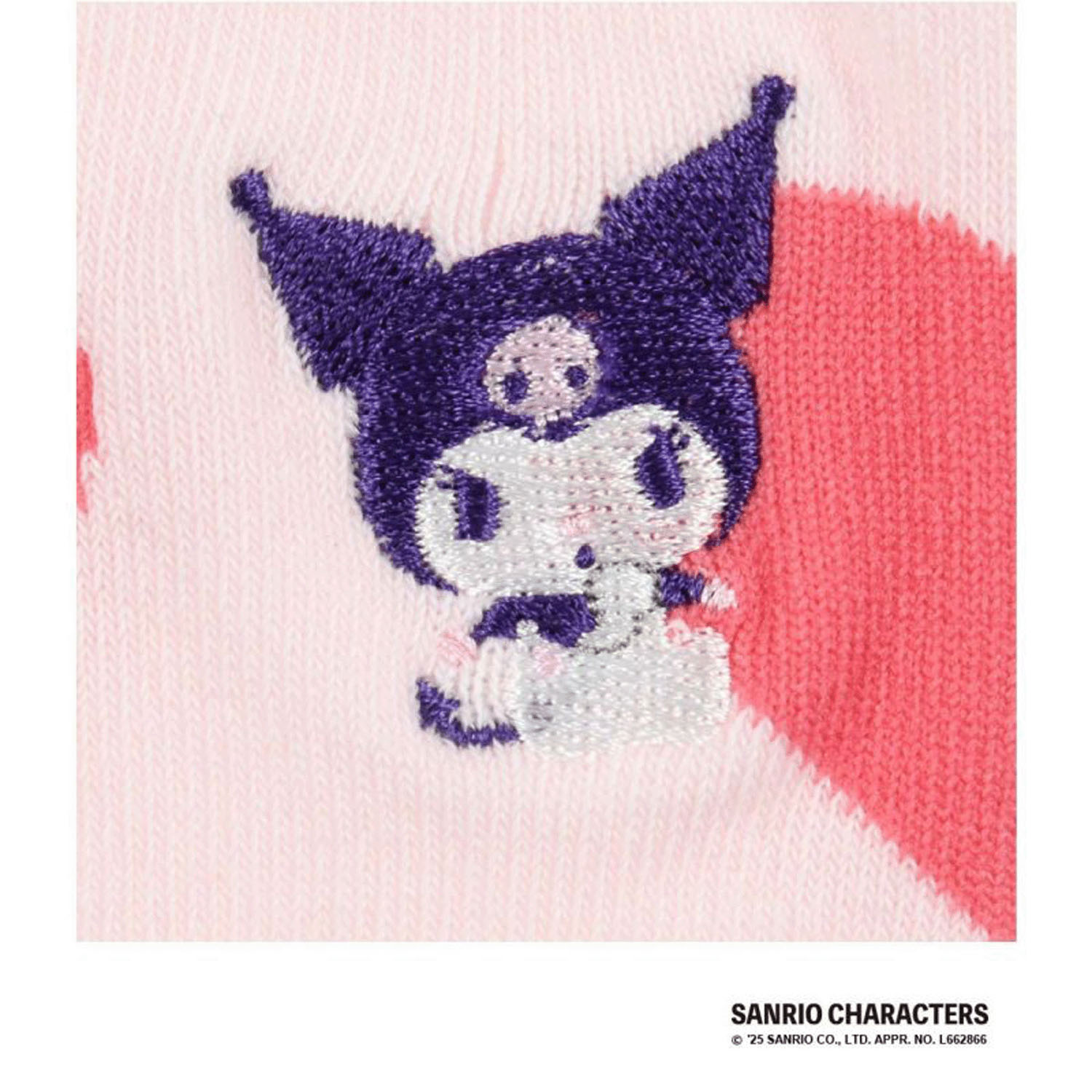 クロミ＆マイメロディ フロントクルー丈ソックス - 画像3