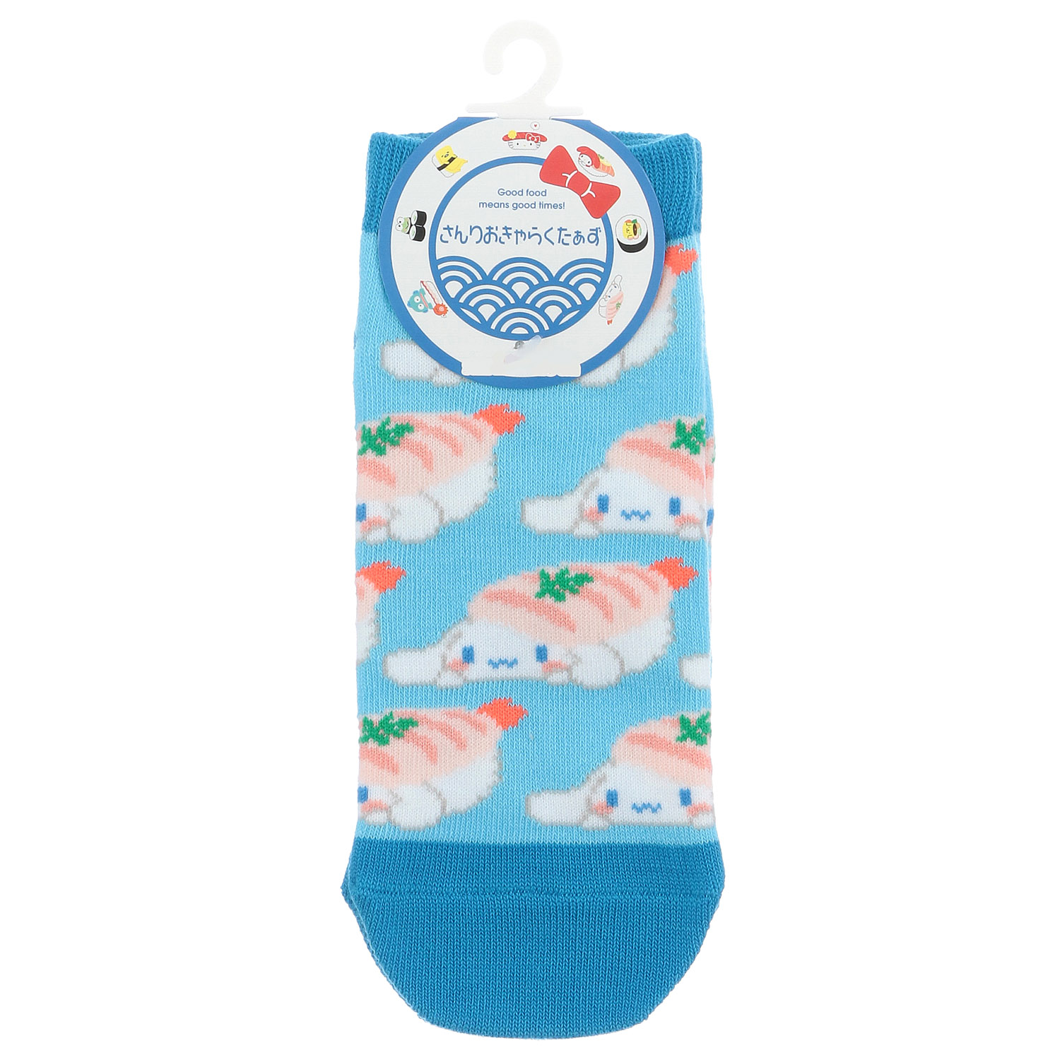 シナモロール フロントスニーカーイン丈ソックス