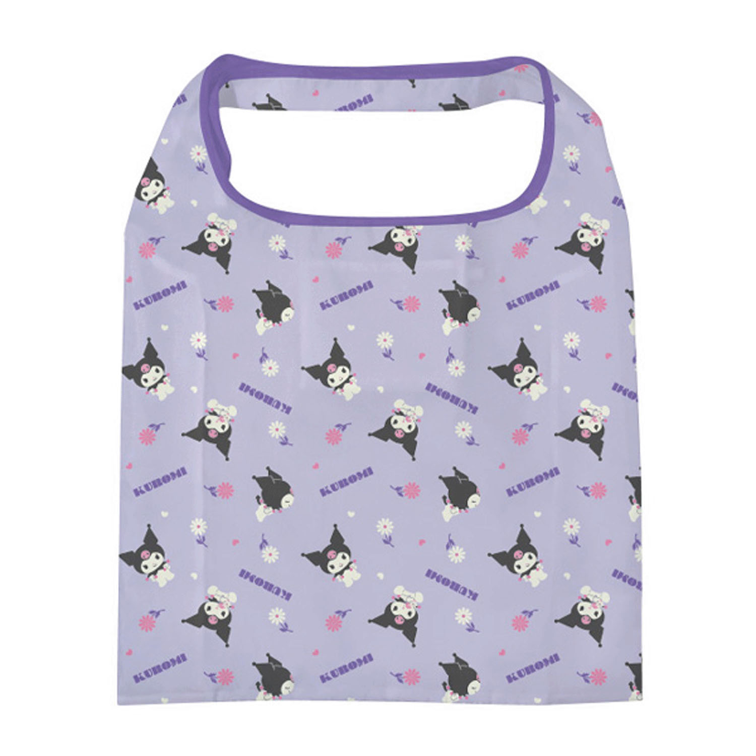 クロミ ポケット付きエコバッグ パープル - 画像1