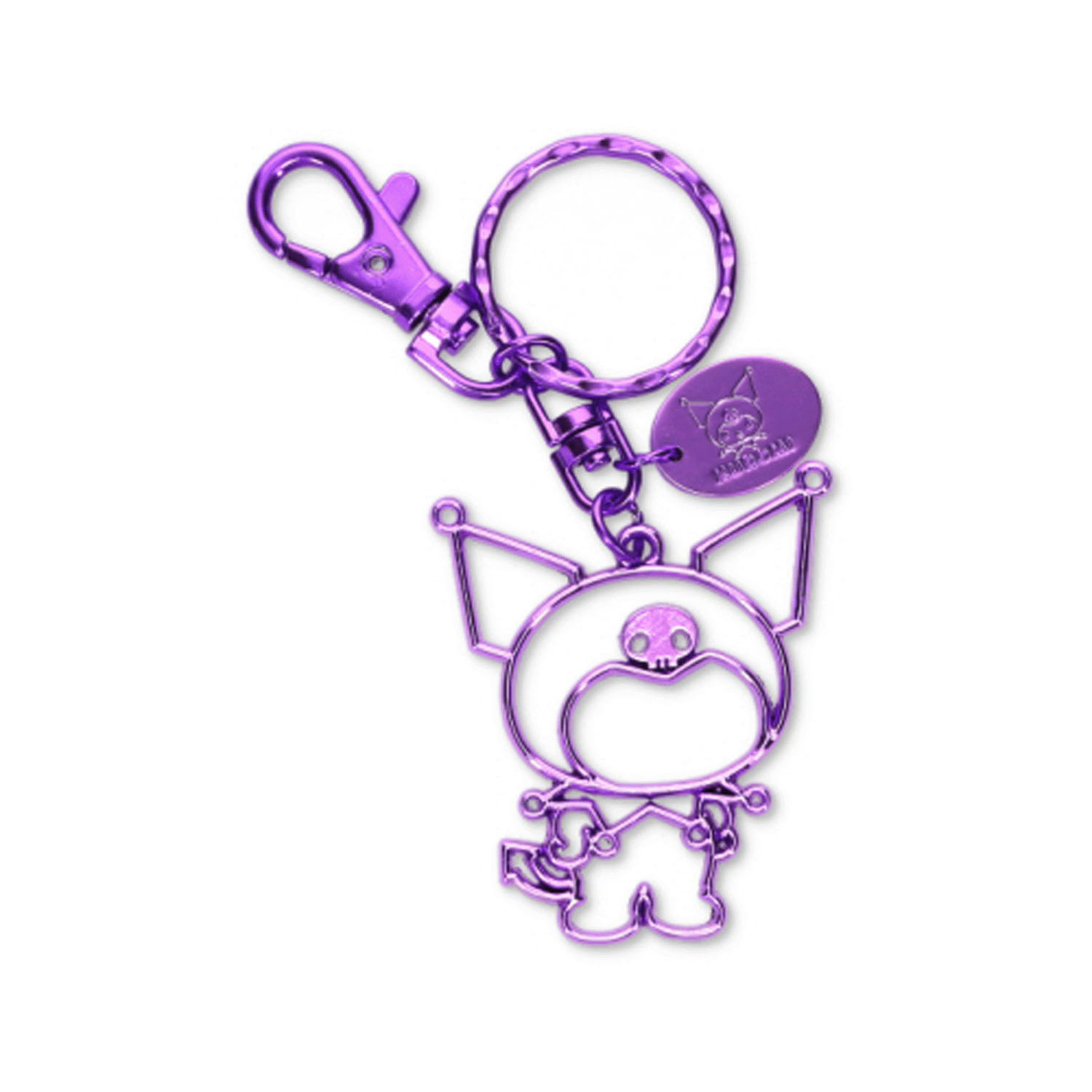 サンリオキャラクターズ メタルキーホルダー クロミ パープル - 画像1