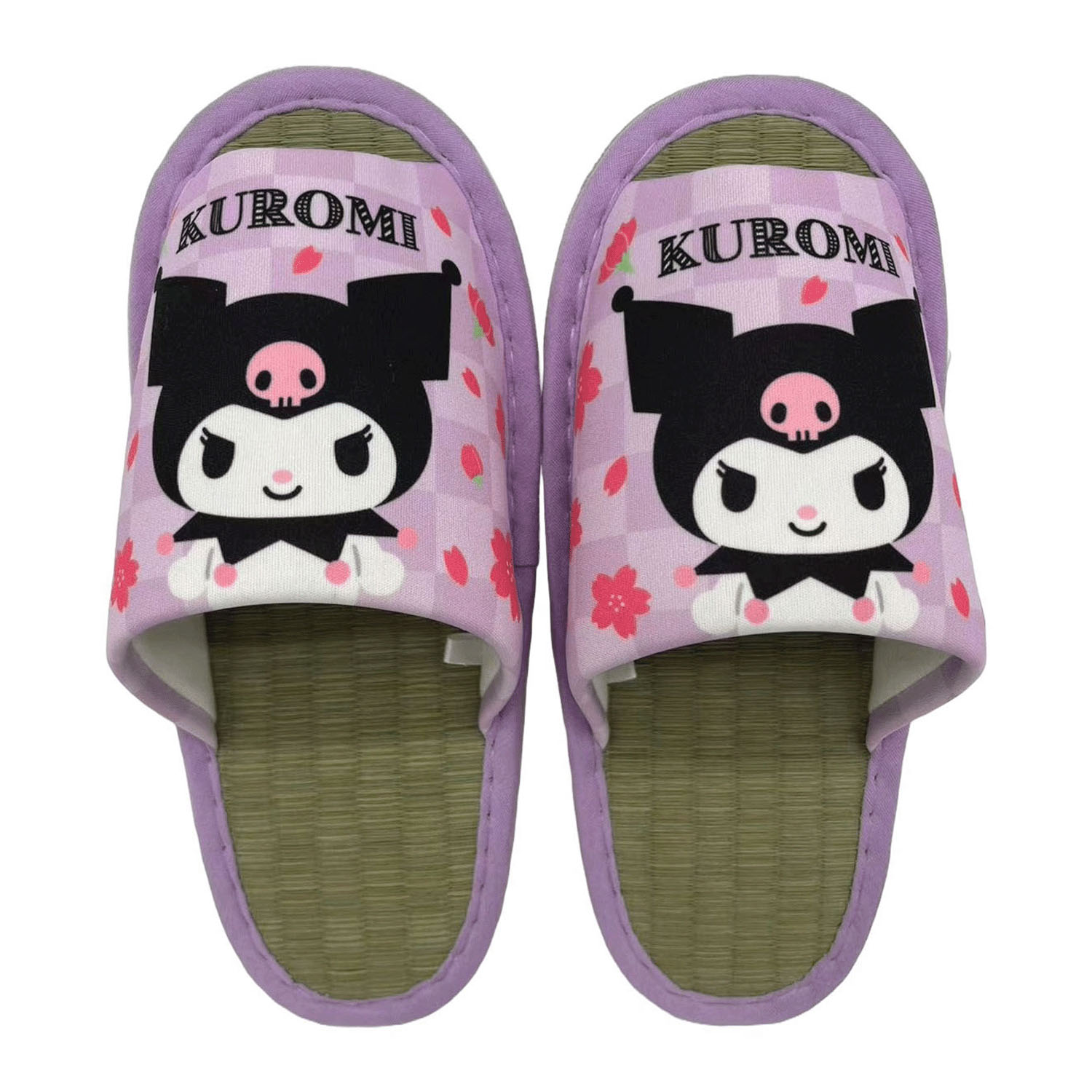 サンリオキャラクターズ たたみ外縫い クロミ パープル - 画像1