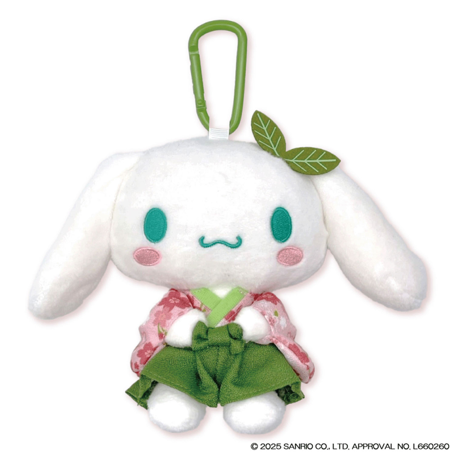 シナモロール ぬいぐるみエコバッグ 抹茶着物 - 画像2