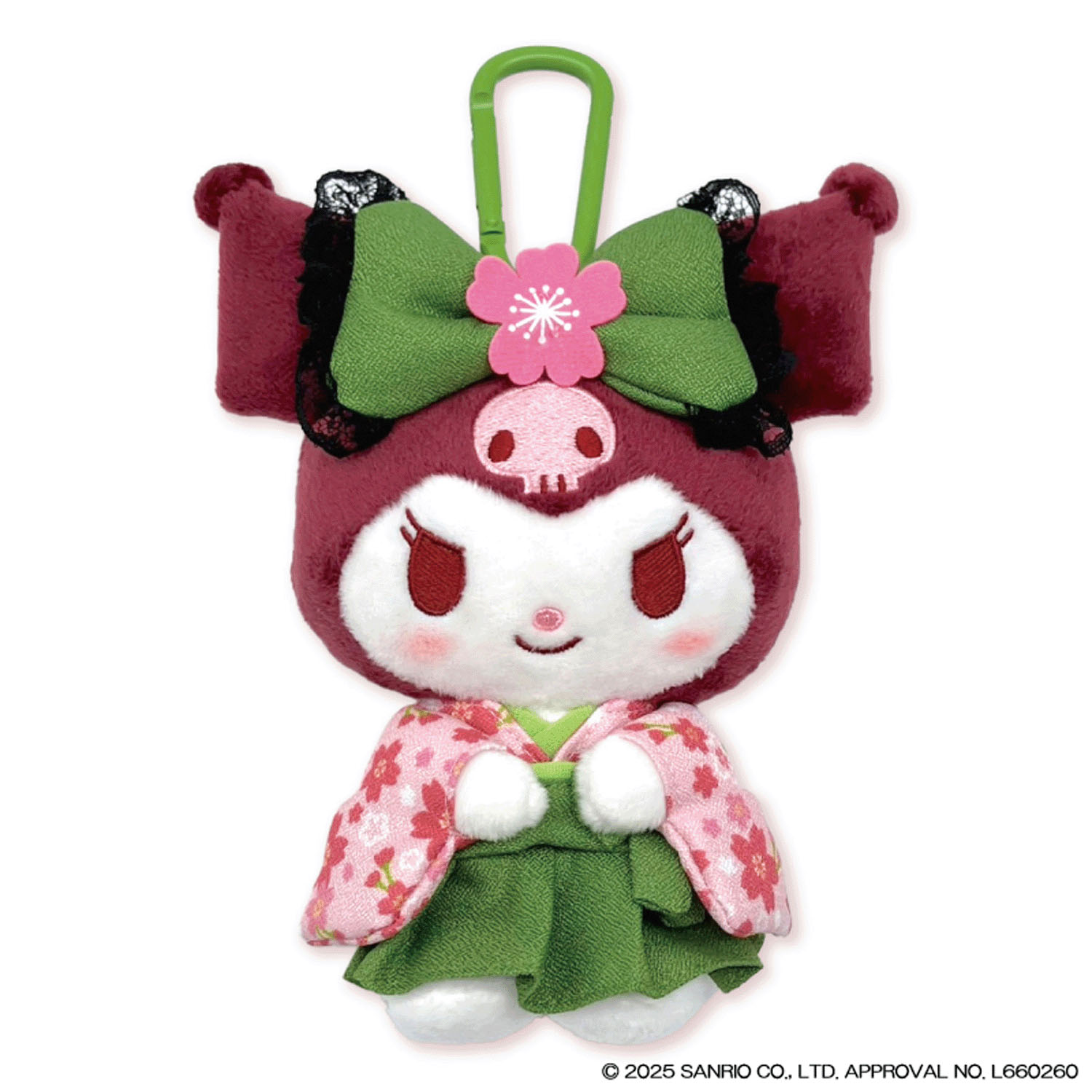 クロミ ぬいぐるみエコバッグ 抹茶着物 - 画像2