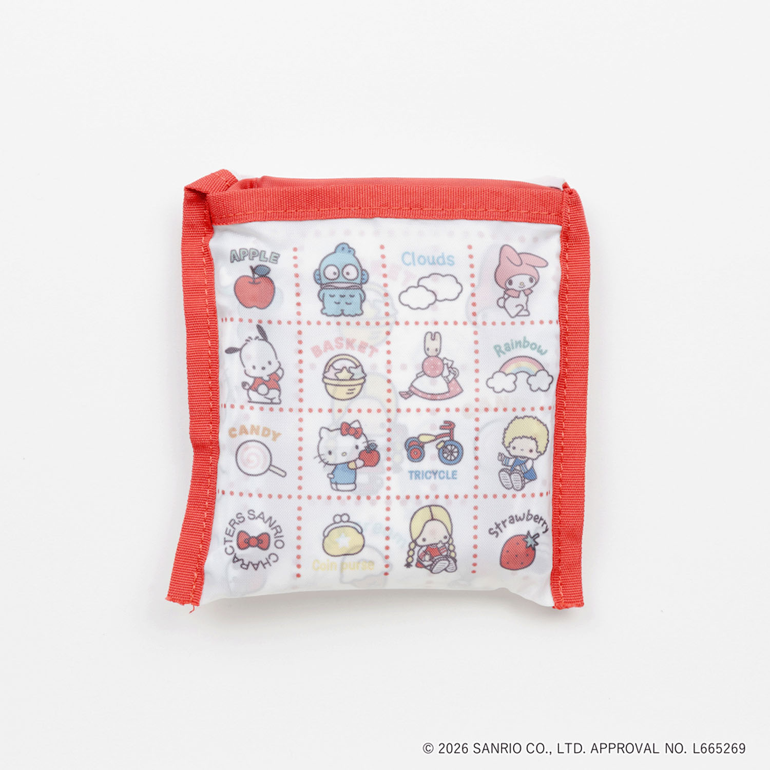 SANRIO CHARACTERS BASIC ショッピングバッグS MIXカラー - 画像3