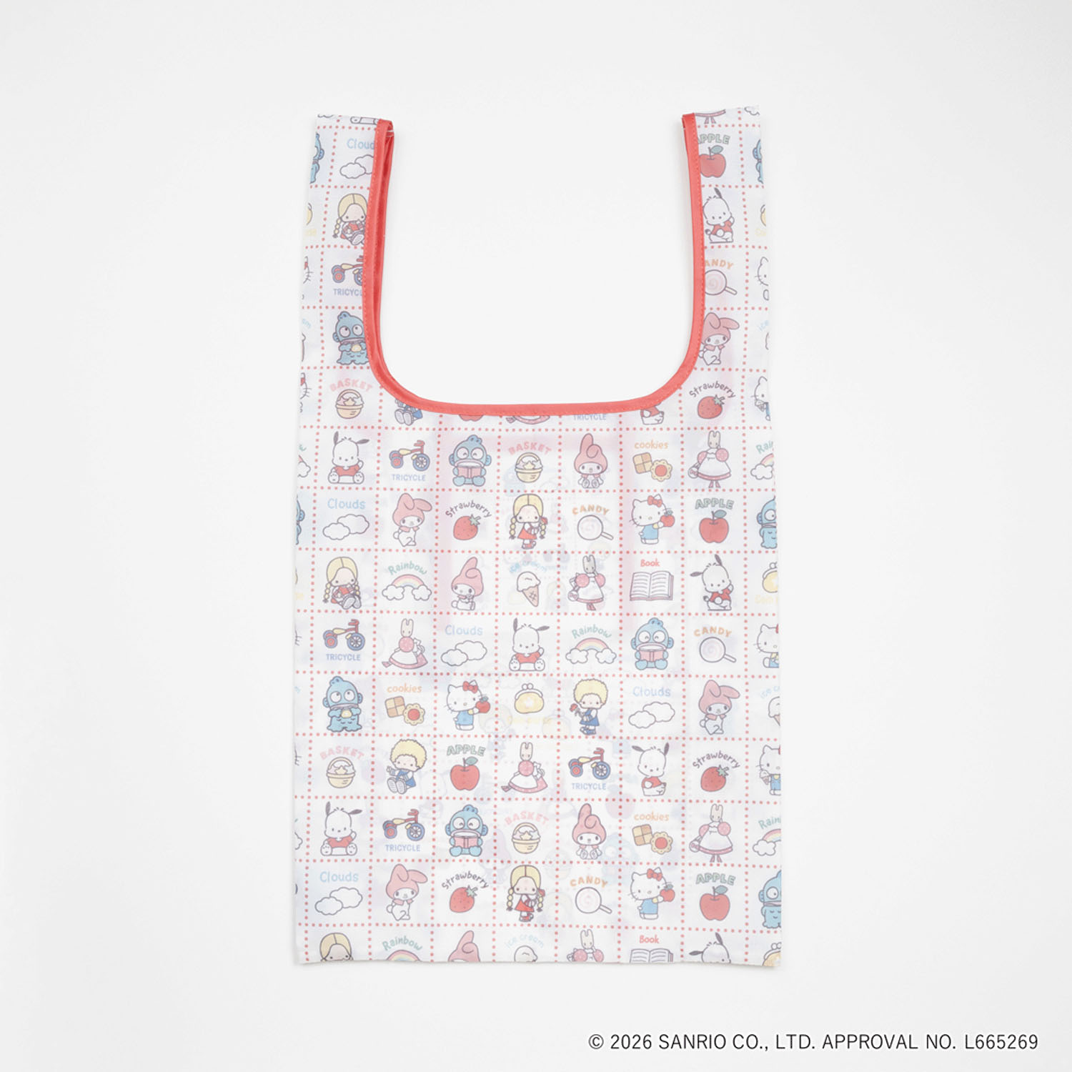 SANRIO CHARACTERS BASIC ショッピングバッグS MIXカラー