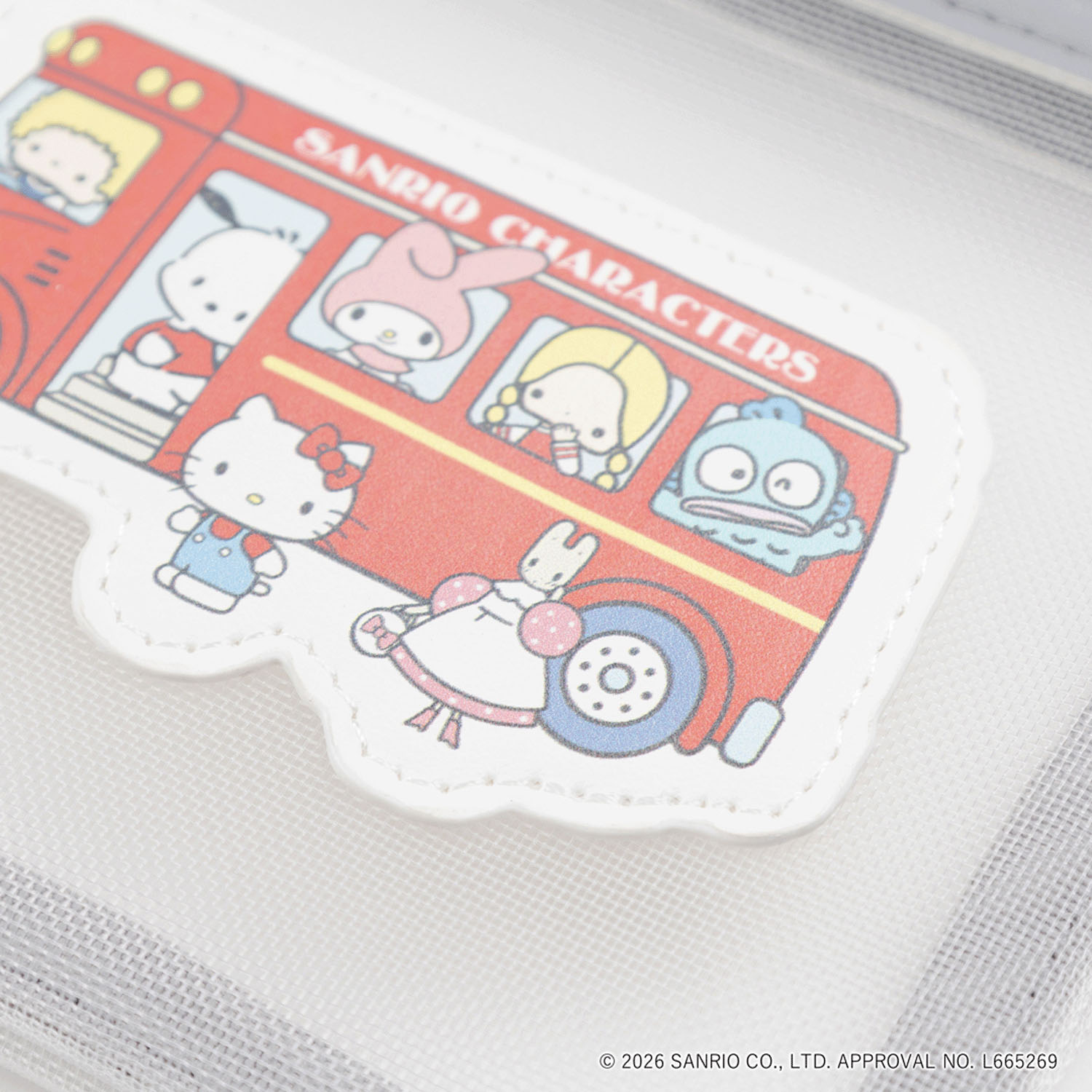 SANRIO CHARACTERS BASIC メッシュポーチ バス - 画像3