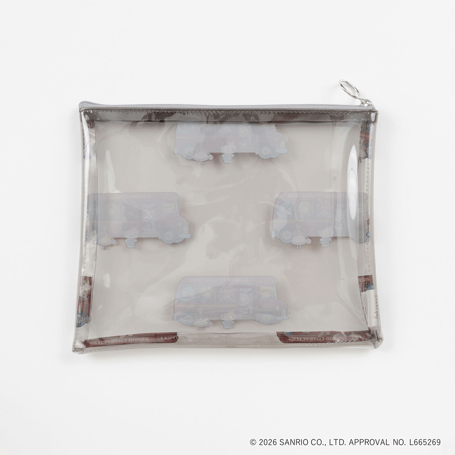 SANRIO CHARACTERS BASIC PVCポーチ バス - 画像2