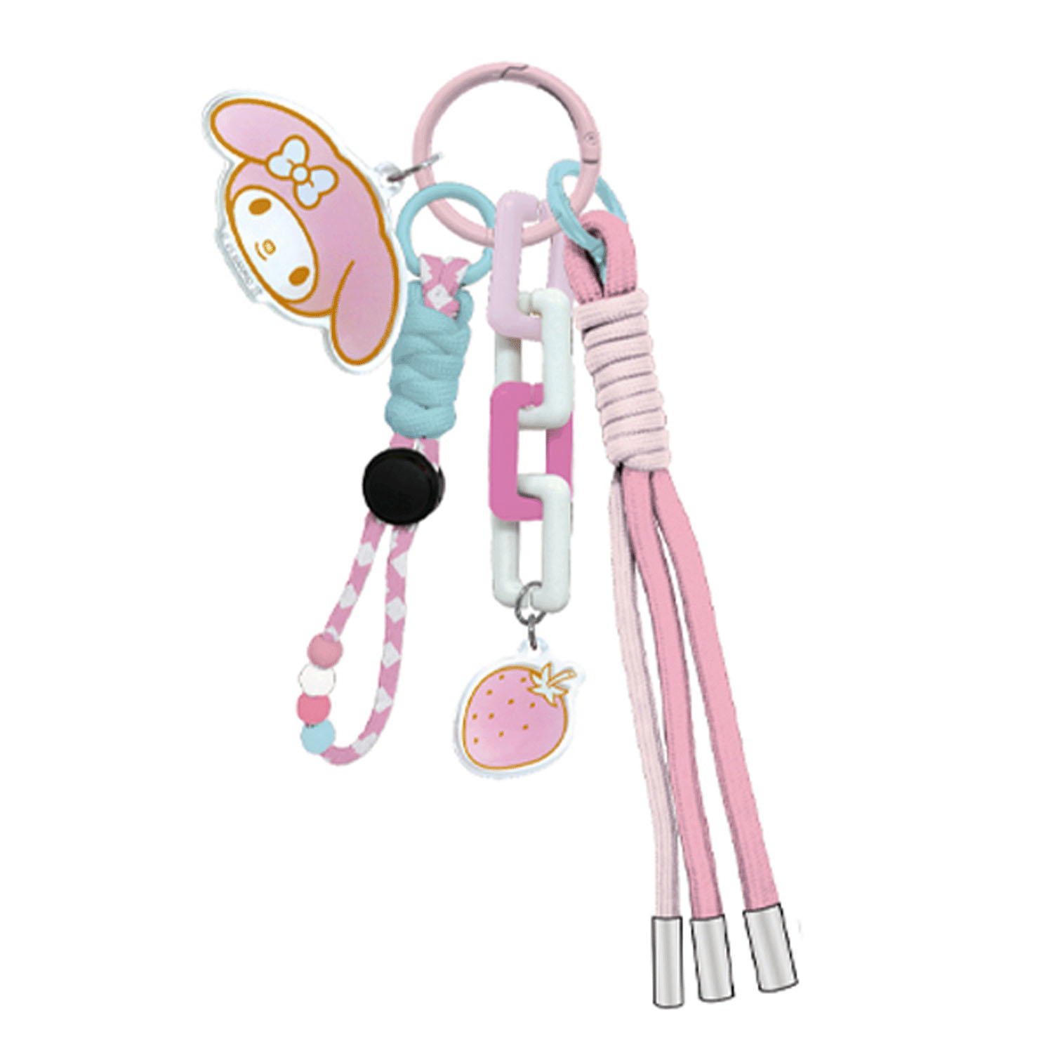 サンリオキャラクターズ ストラップチャーム マイメロディ - 画像1