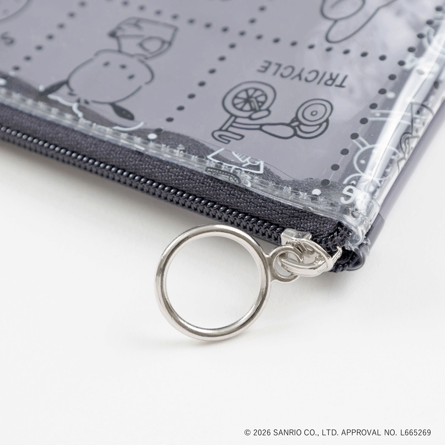 SANRIO CHARACTERS BASIC PVCポーチ MIXモノトーン - 画像4