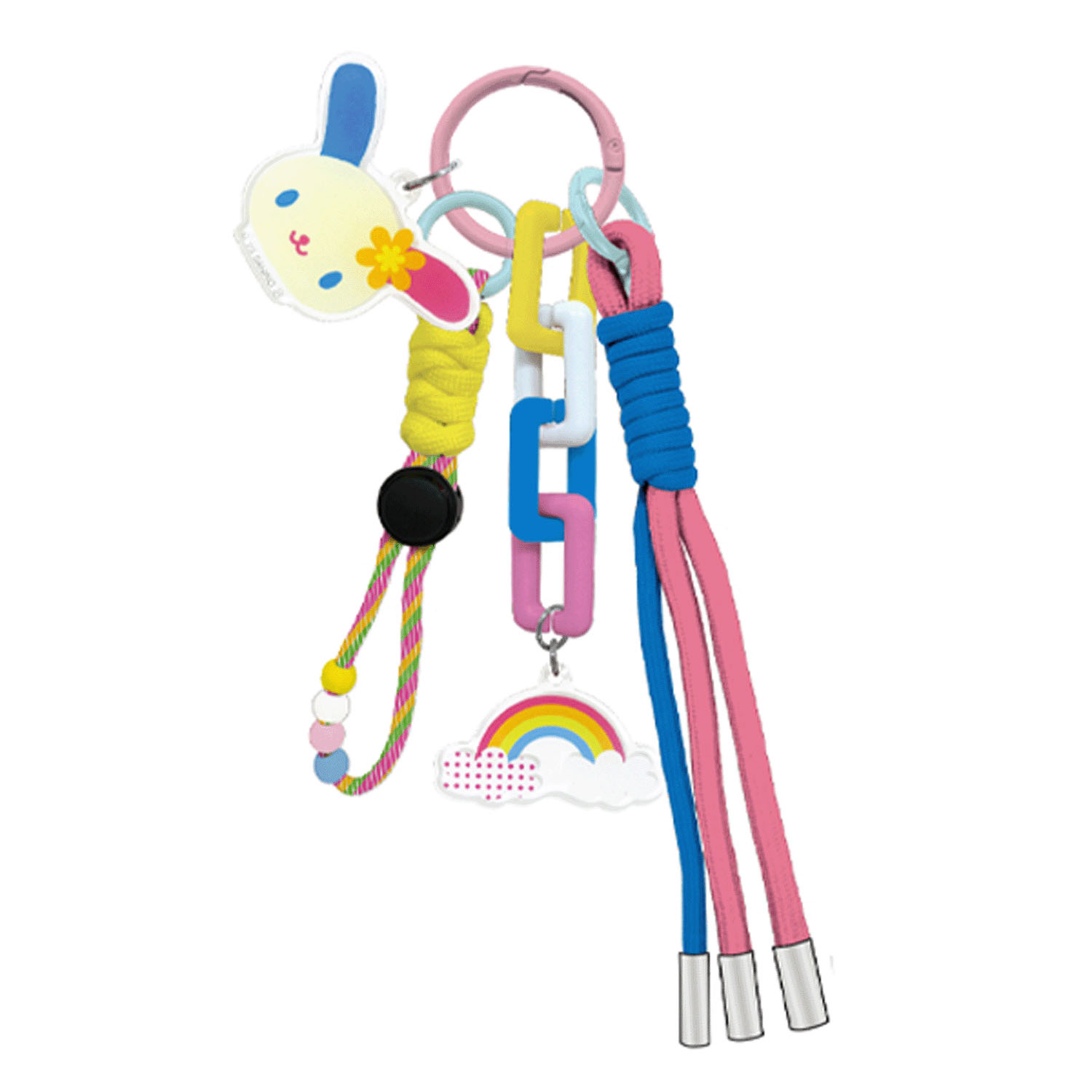 サンリオキャラクターズ ストラップチャーム ウサハナ - 画像1