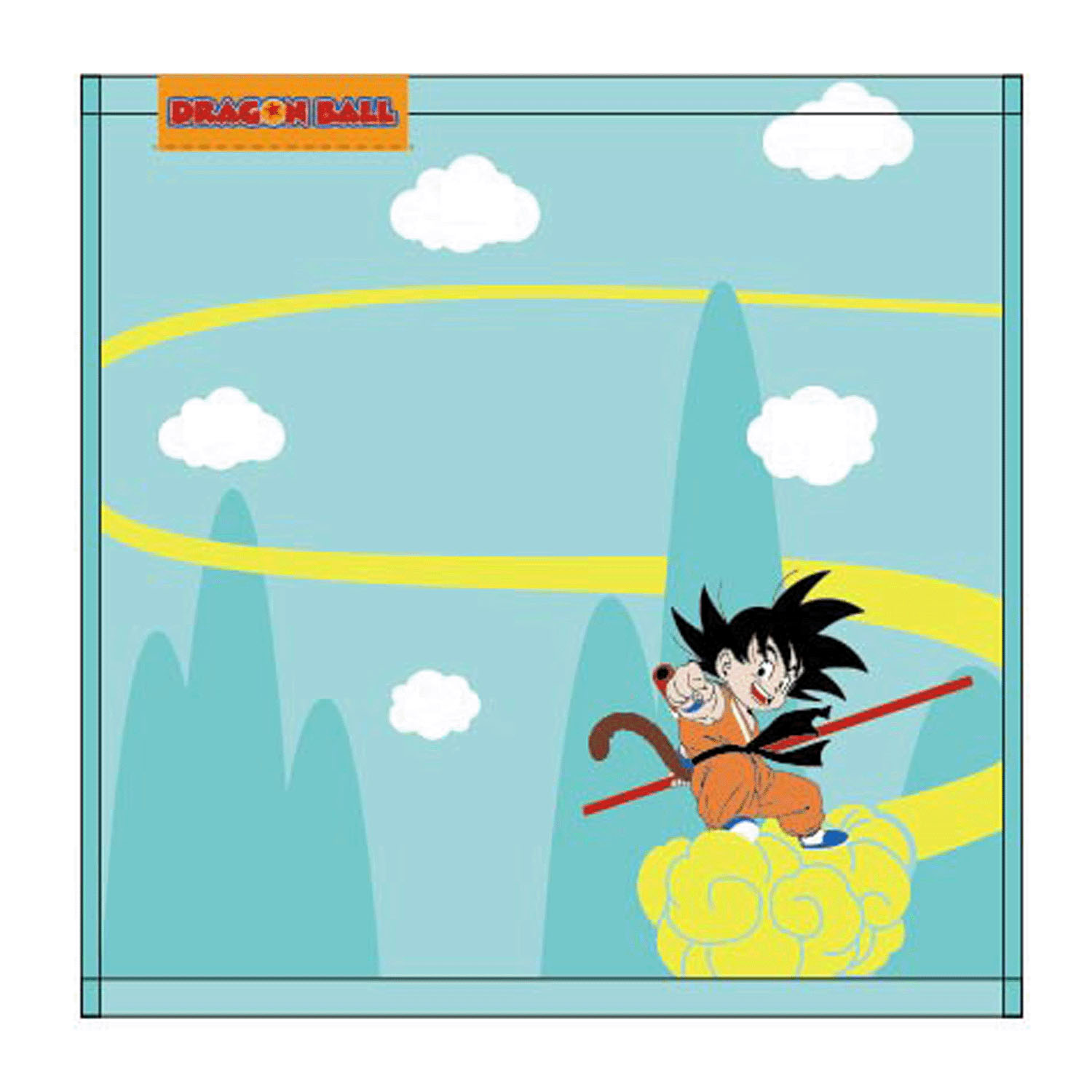 ドラゴンボール ミニタオル 「悟空と筋斗雲」