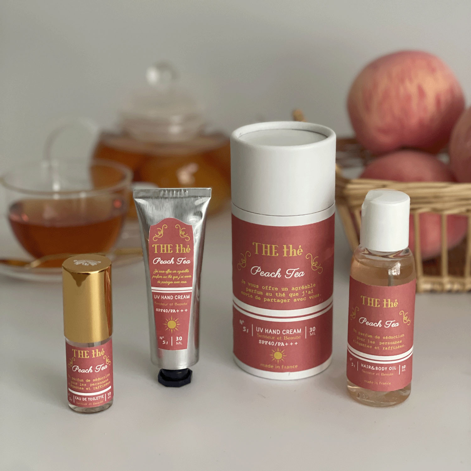 サンタール・エ・ボーテ フレンチクラシック UVハンドクリーム ピーチティー - 画像3