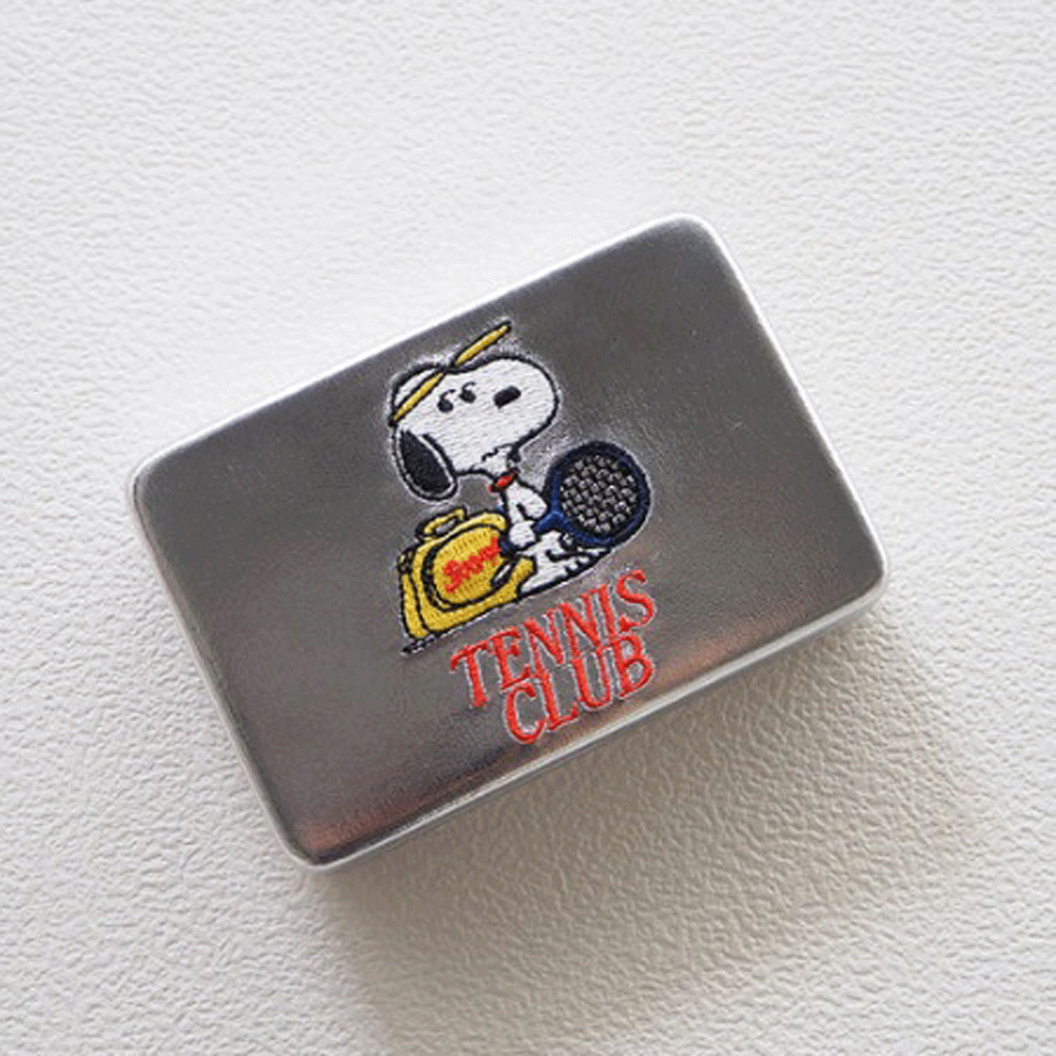 スヌーピー マルチケース コンパクトミラーケースL SILVER - 画像1