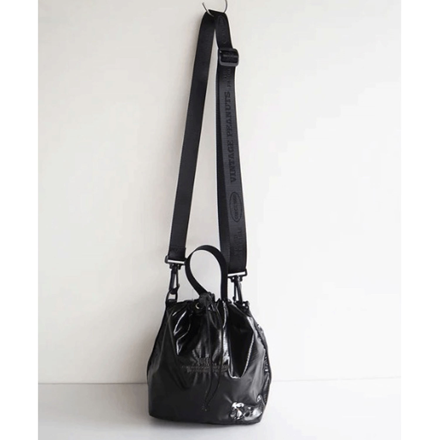 スヌーピー SOLEIL 撥水ショルダー （PEANUTS） BLACK