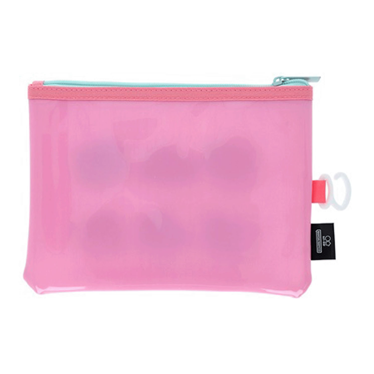 ピーナッツ スヌーピー＆シブリングス サガラ刺繍メッシュポーチ ピンク - 画像2