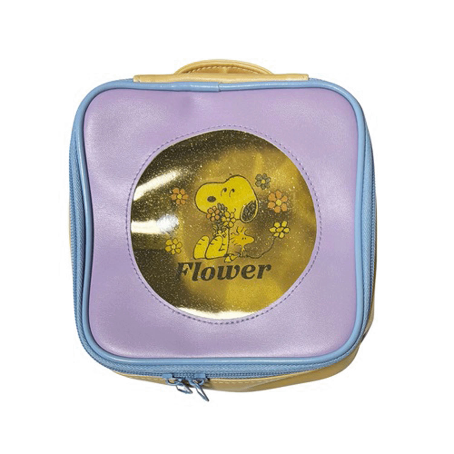 ピーナッツ スヌーピー スクエアポーチ 花 - 画像1