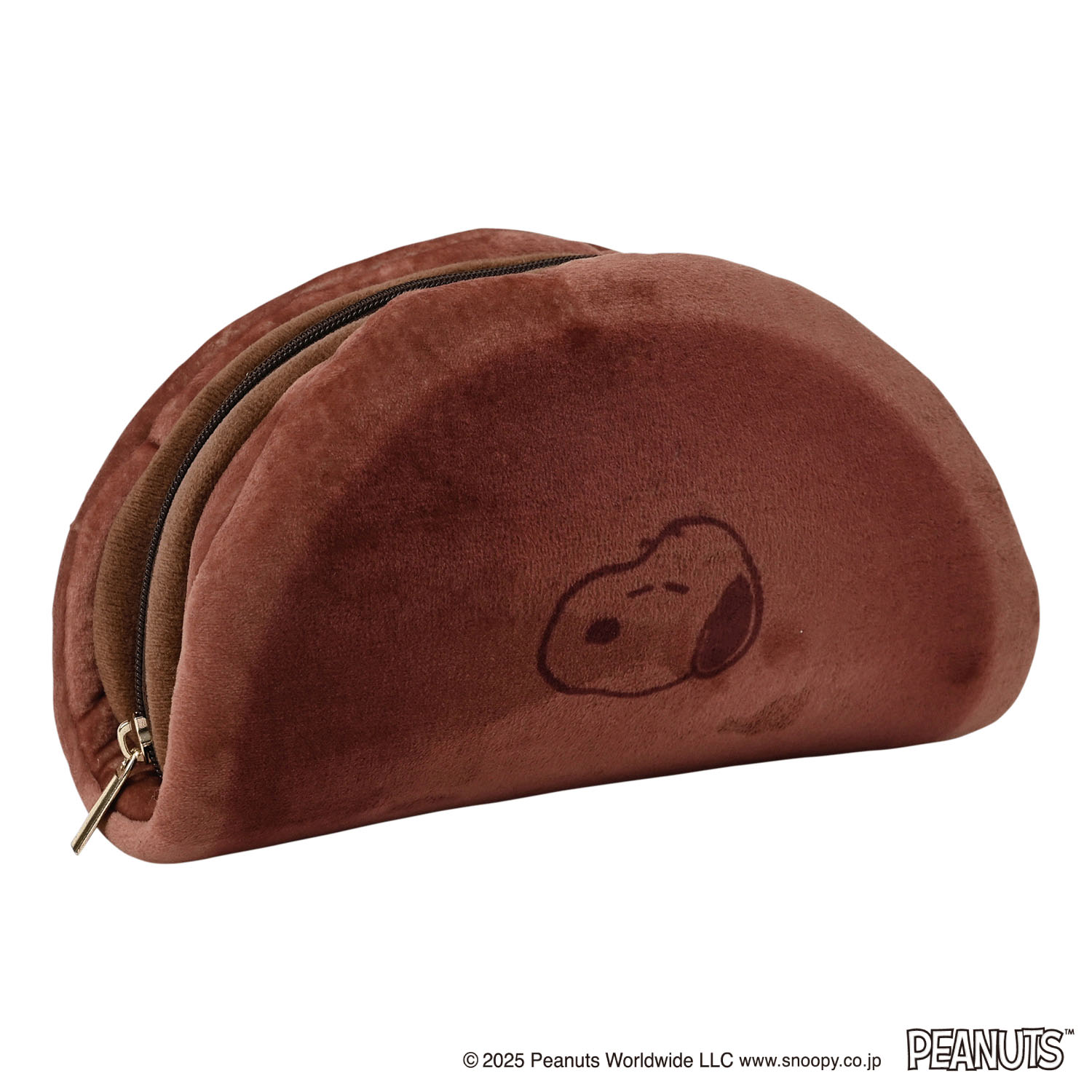 スヌーピー クリームサンドポーチ チョコレート