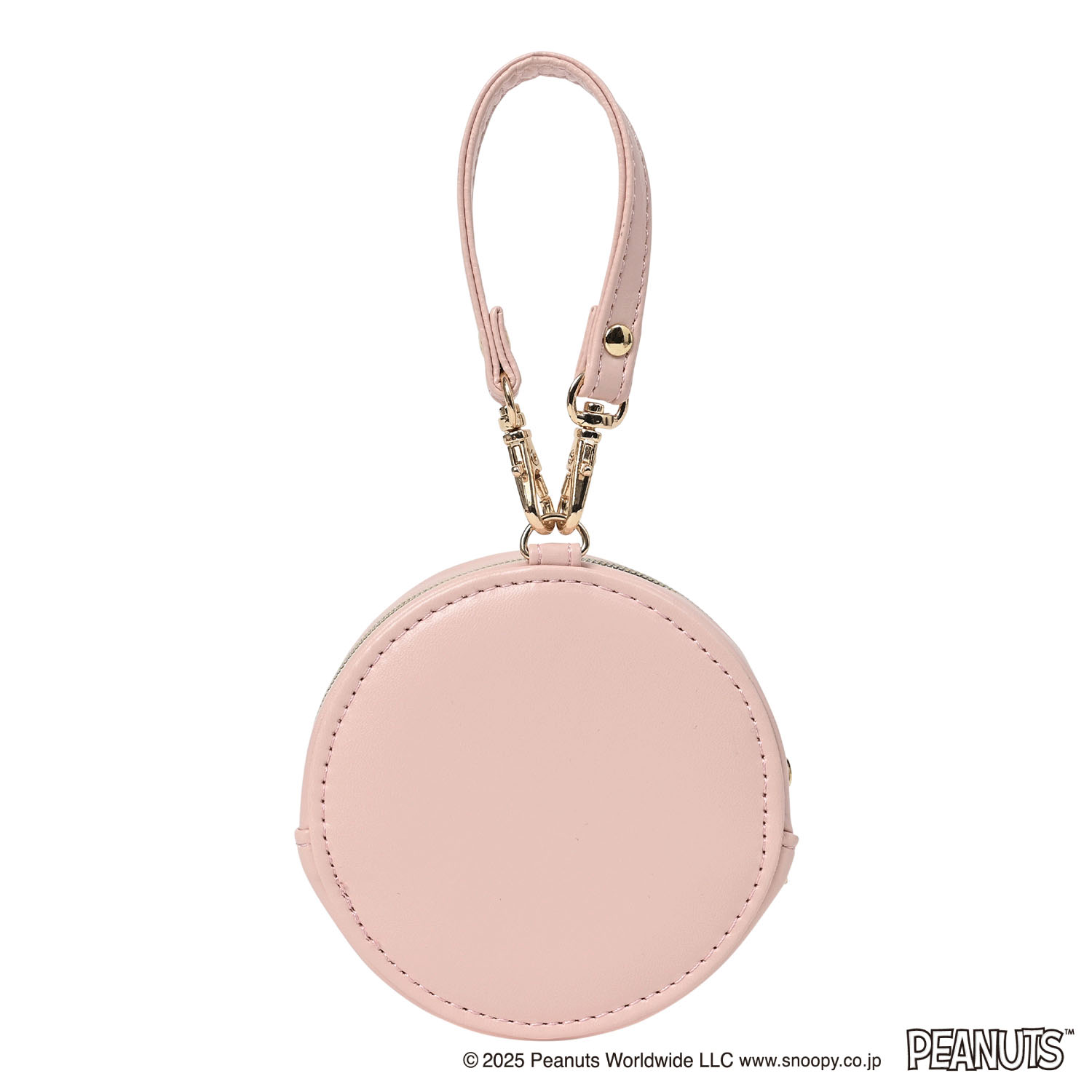 スヌーピー ラウンドマカロンポーチ ストロベリー - 画像3