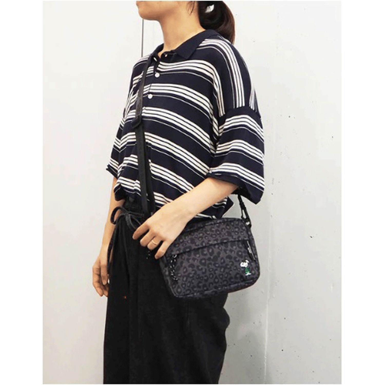 スヌーピー（PEANUTS）SOLEIL ミニショルダー LEOPARD - 画像2