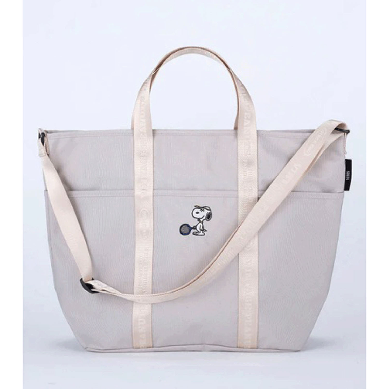 スヌーピー（PEANUTS）SOLEIL トートL LIGHT BEIGE