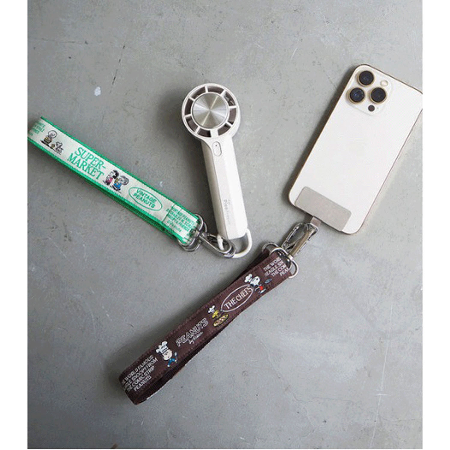 スヌーピー ストラップ付きショッパーバッグ BEIGE - 画像4