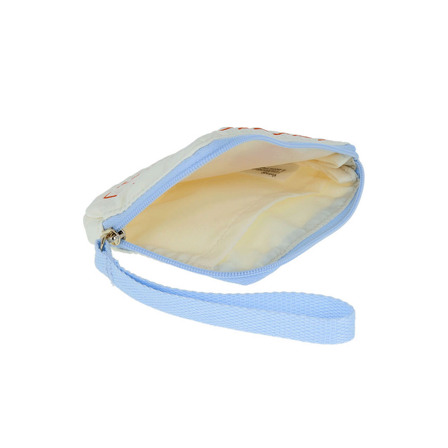 刺繍フラットポーチ PEANUTS Favorite Story  アイボリー - 画像3